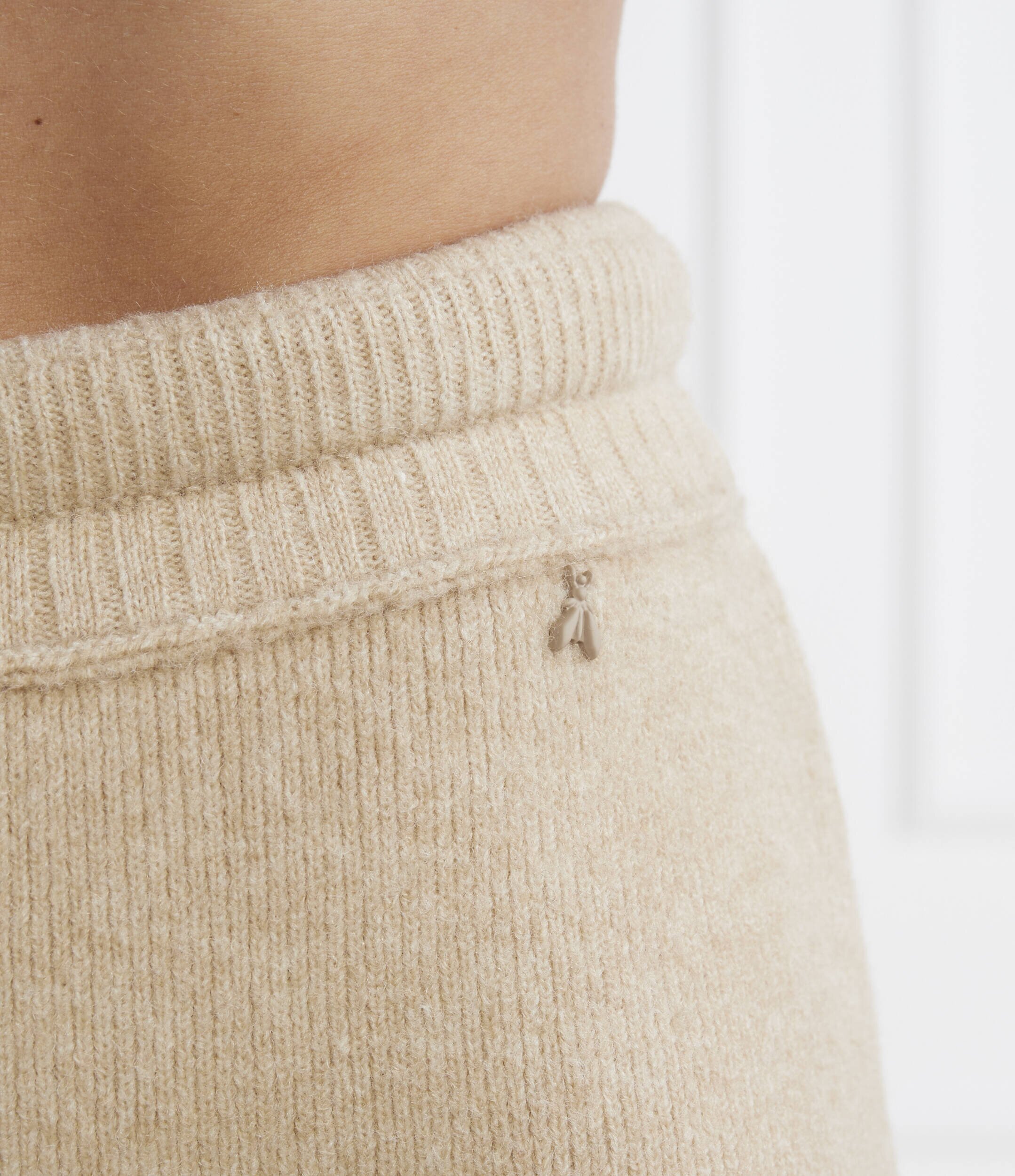 Patrizia Pepe Pantaloni de tricot | Relaxed fit cu adaos de lână