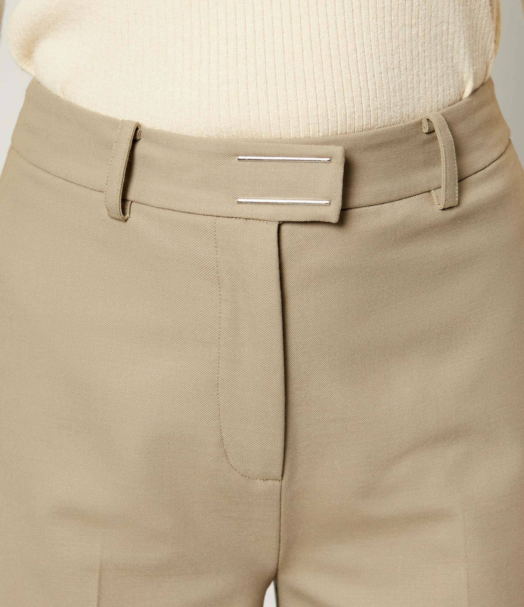 Patrizia Pepe Pantaloni | Loose fit cu adaos de lână