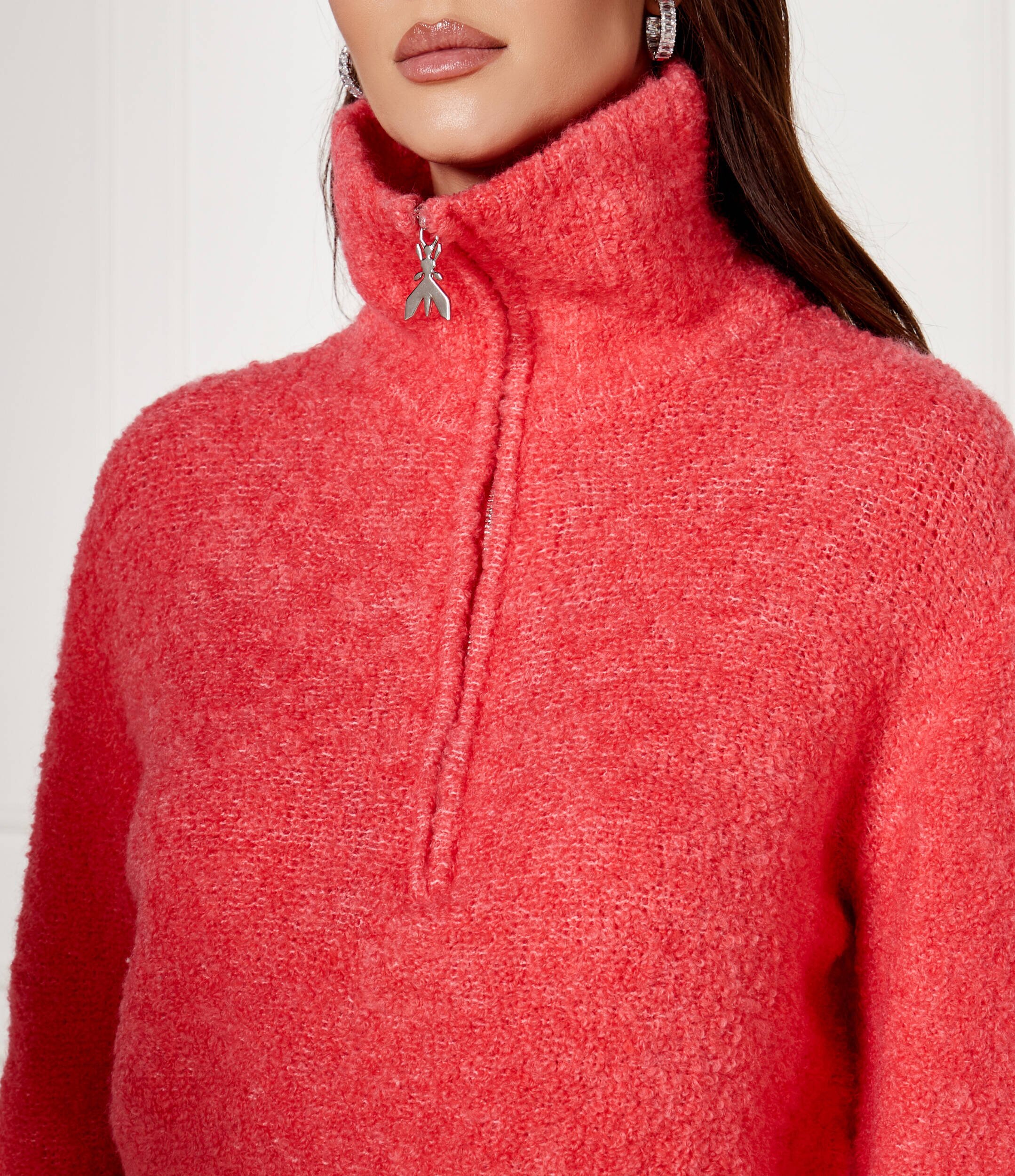 Patrizia Pepe Pulover | Cropped Fit cu adaos de lână