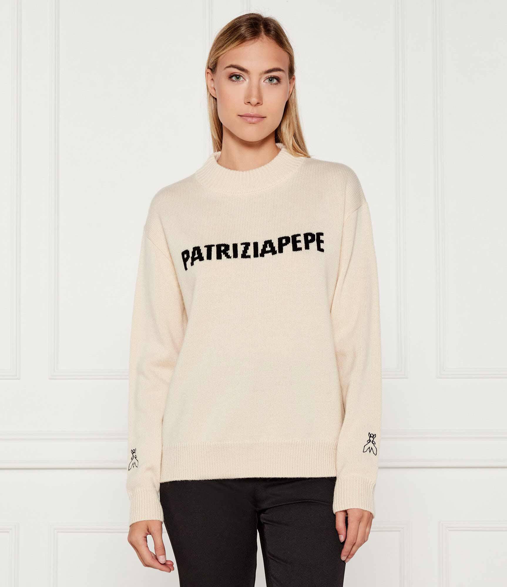 Patrizia Pepe Pulover | Relaxed fit cu adaos de lână