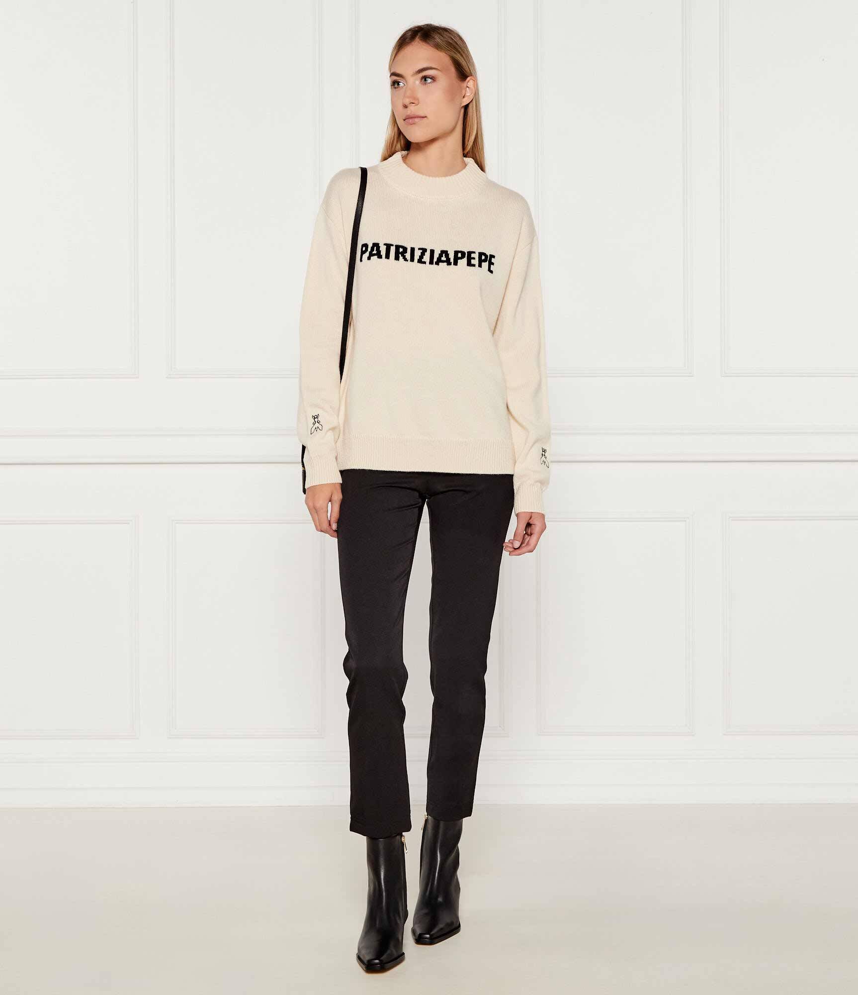 Patrizia Pepe Pulover | Relaxed fit cu adaos de lână