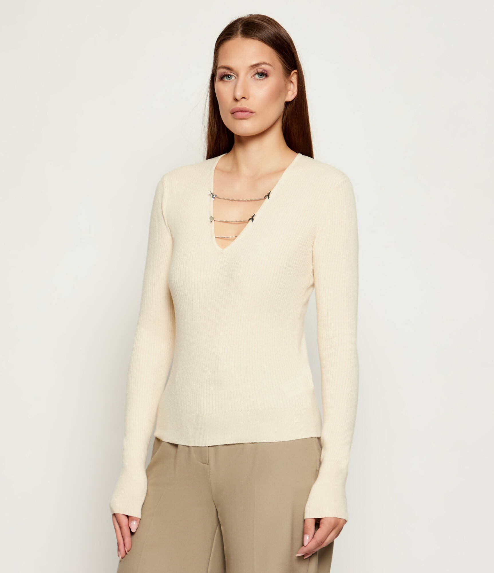 Patrizia Pepe Pulover | Slim Fit cu adaos de lână