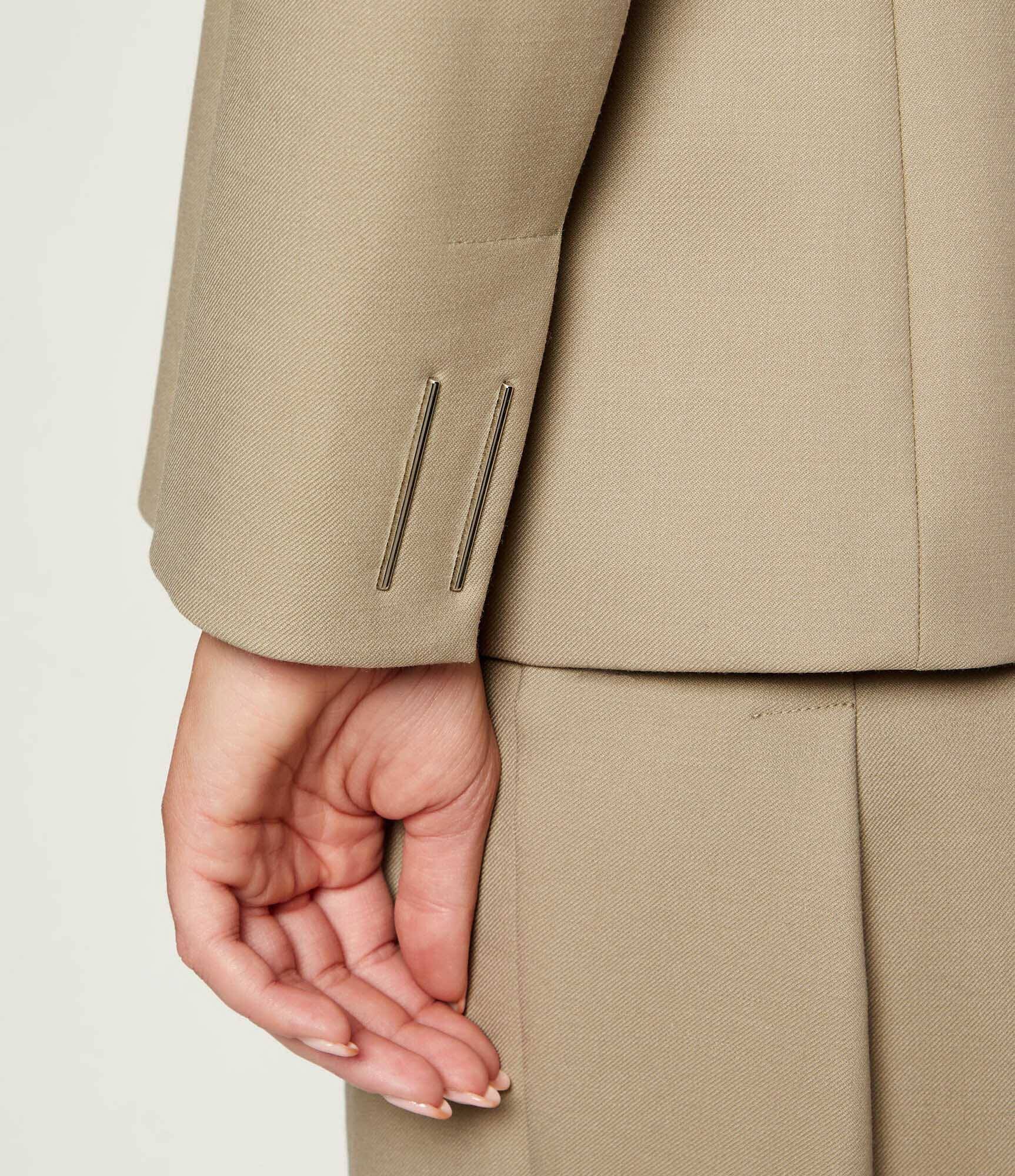 Patrizia Pepe Sacou | Slim Fit cu adaos de lână