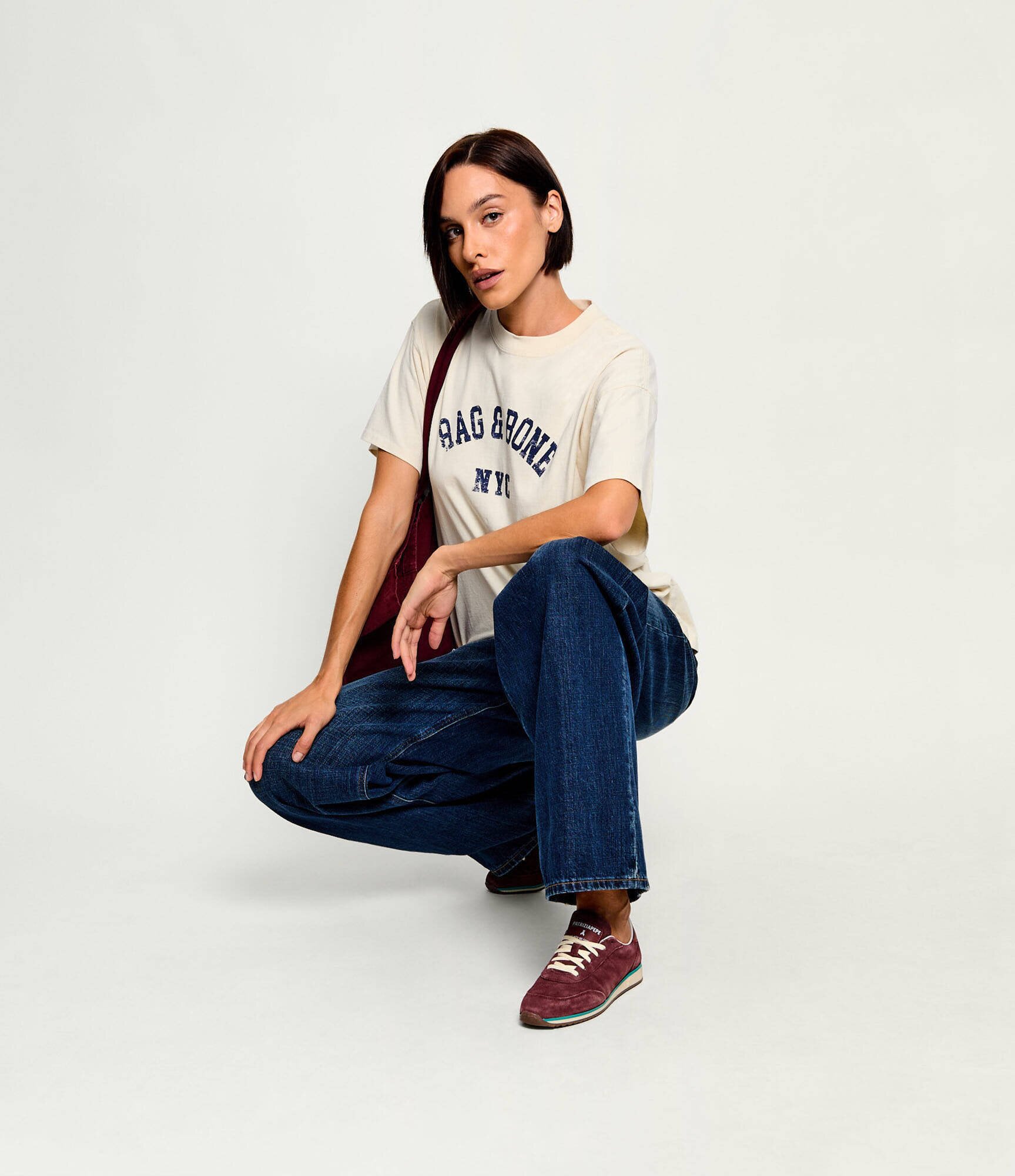 Patrizia Pepe Sneakers | piele întoarsă