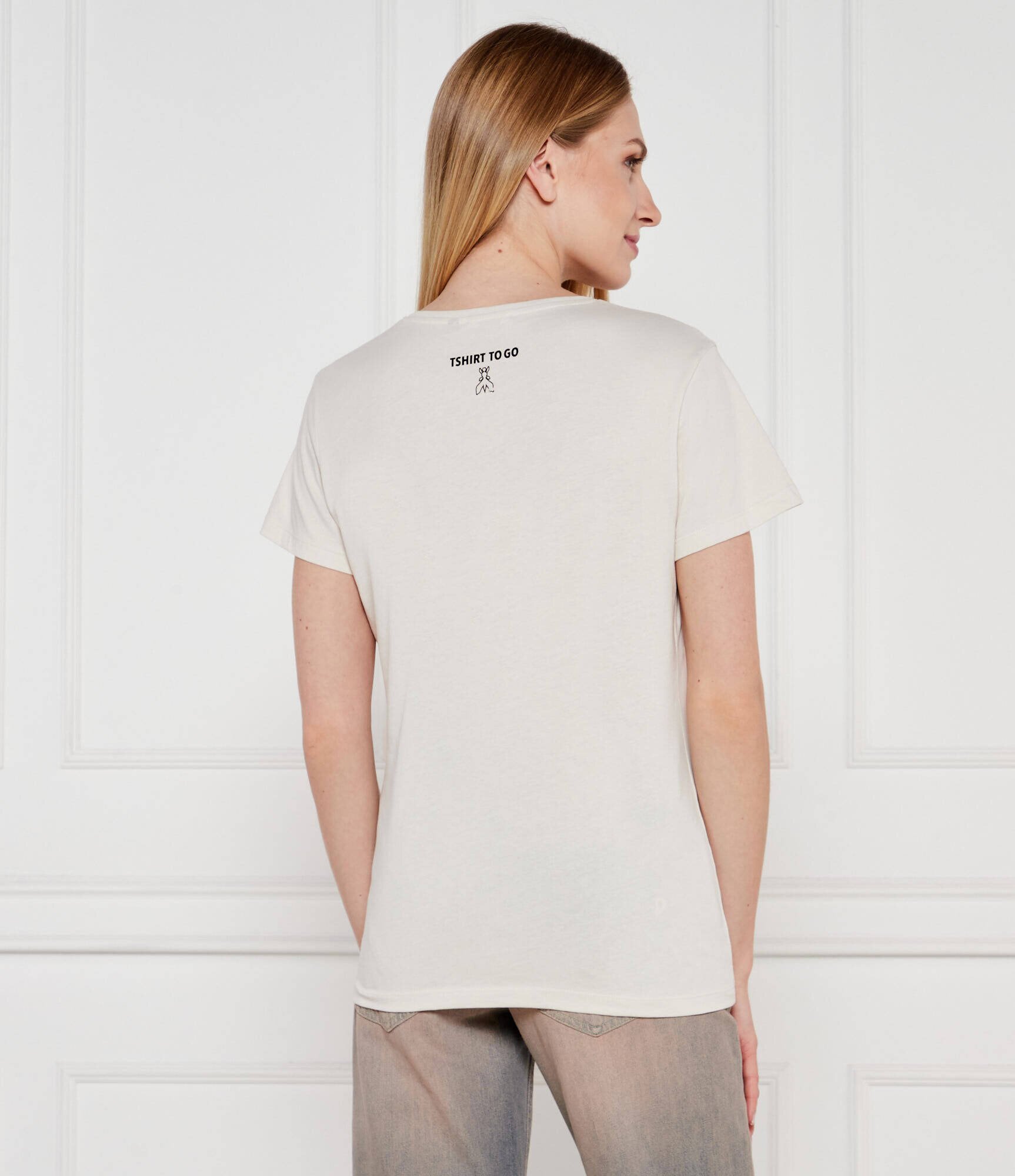 Patrizia Pepe Tricou + eșarfă | Regular Fit
