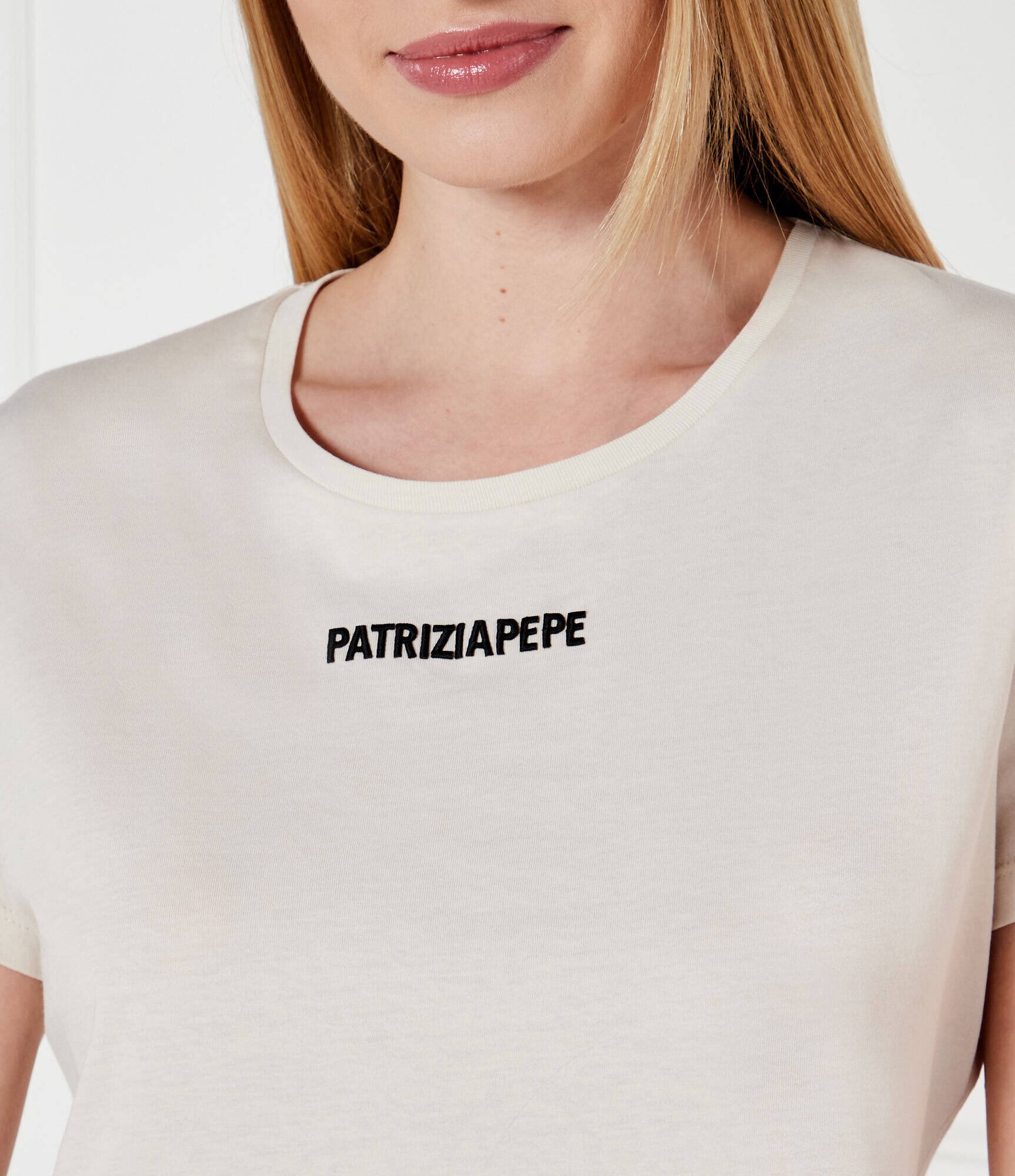 Patrizia Pepe Tricou + eșarfă | Regular Fit
