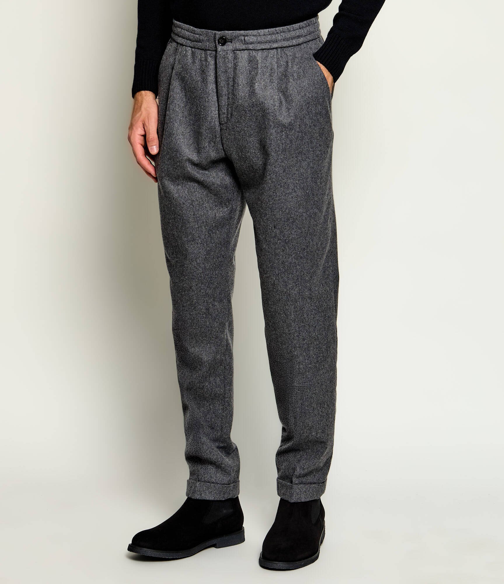 PAUL&SHARK De lână pantaloni | Tapered fit