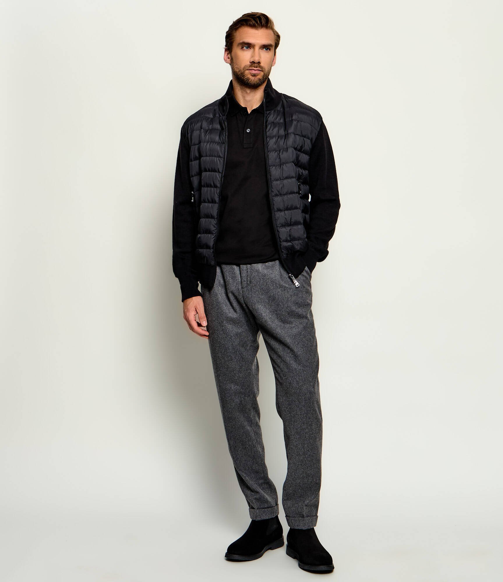 PAUL&SHARK Geacă | regular fit cu adaos de lână
