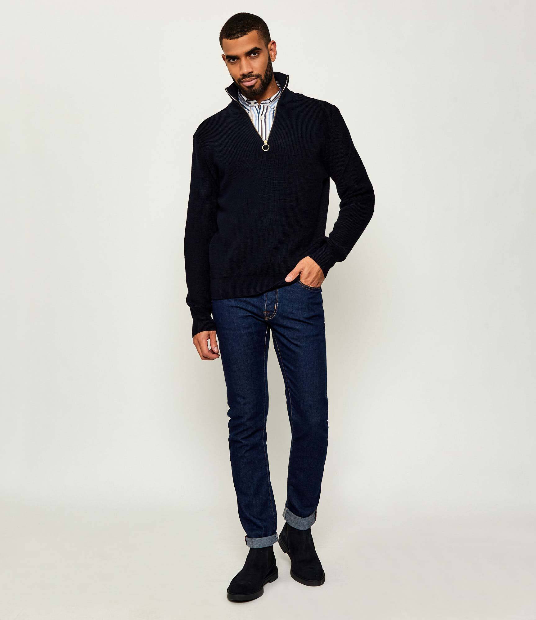 PAUL&SHARK Pulover | regular fit cu adaos de lână