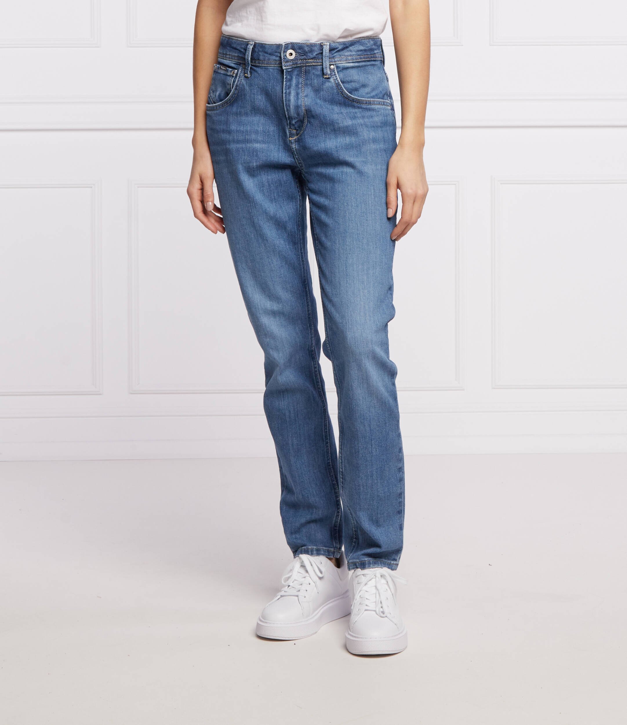 Pepe Jeans London Blugi violet | Mom Fit | high waist