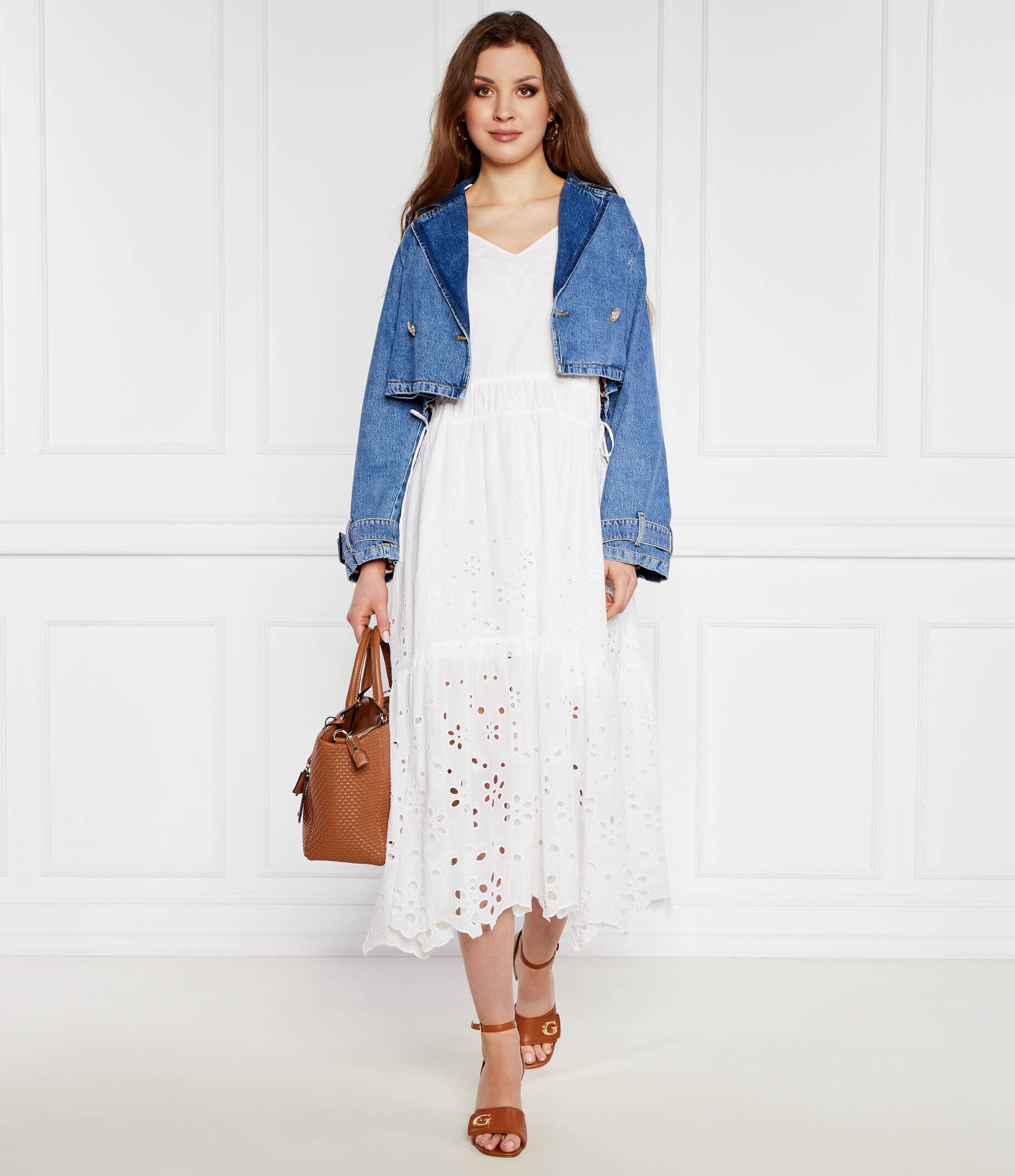 Pepe Jeans London De dantelă rochie DUSANA