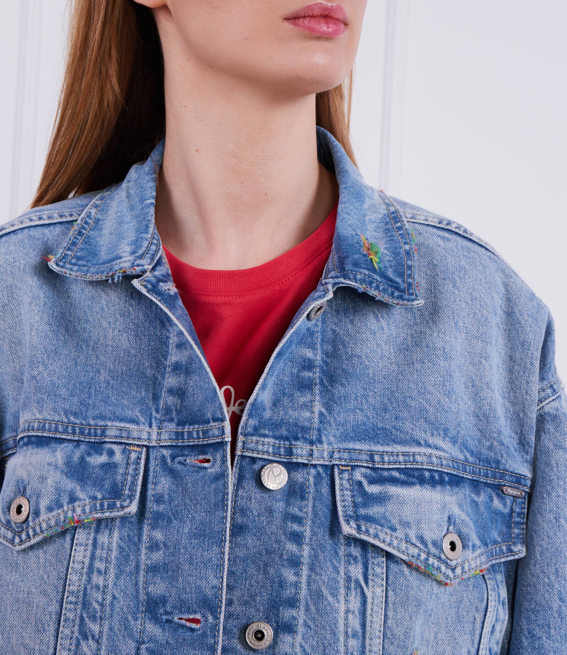 Pepe Jeans London Geacă de blug TURNER RAINBOW | Regular Fit