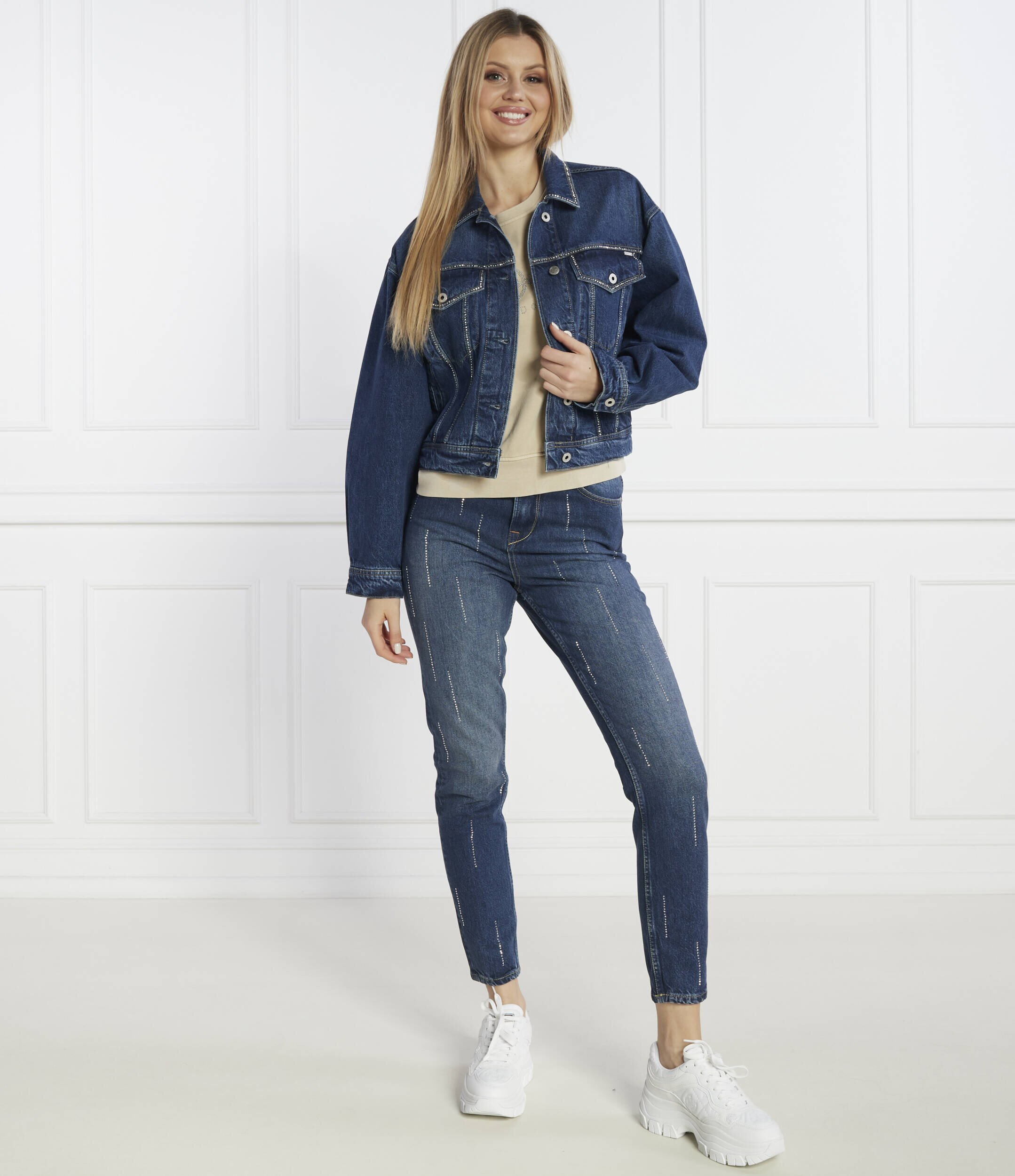 Pepe Jeans London Geacă de blug TURNER SPARKLE | Regular Fit