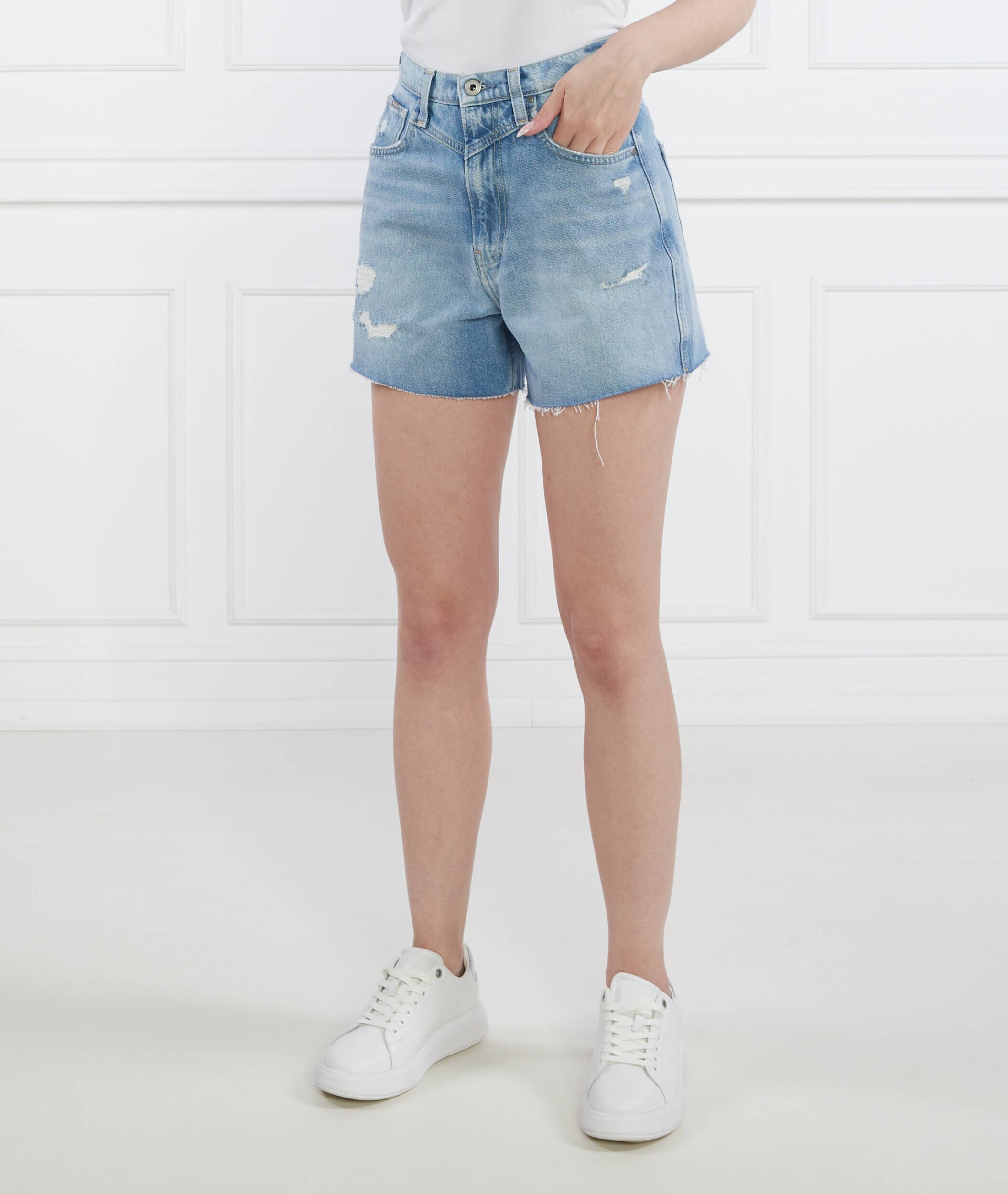 Pepe Jeans London Pantaloni scurți Rachel | Regular Fit | denim