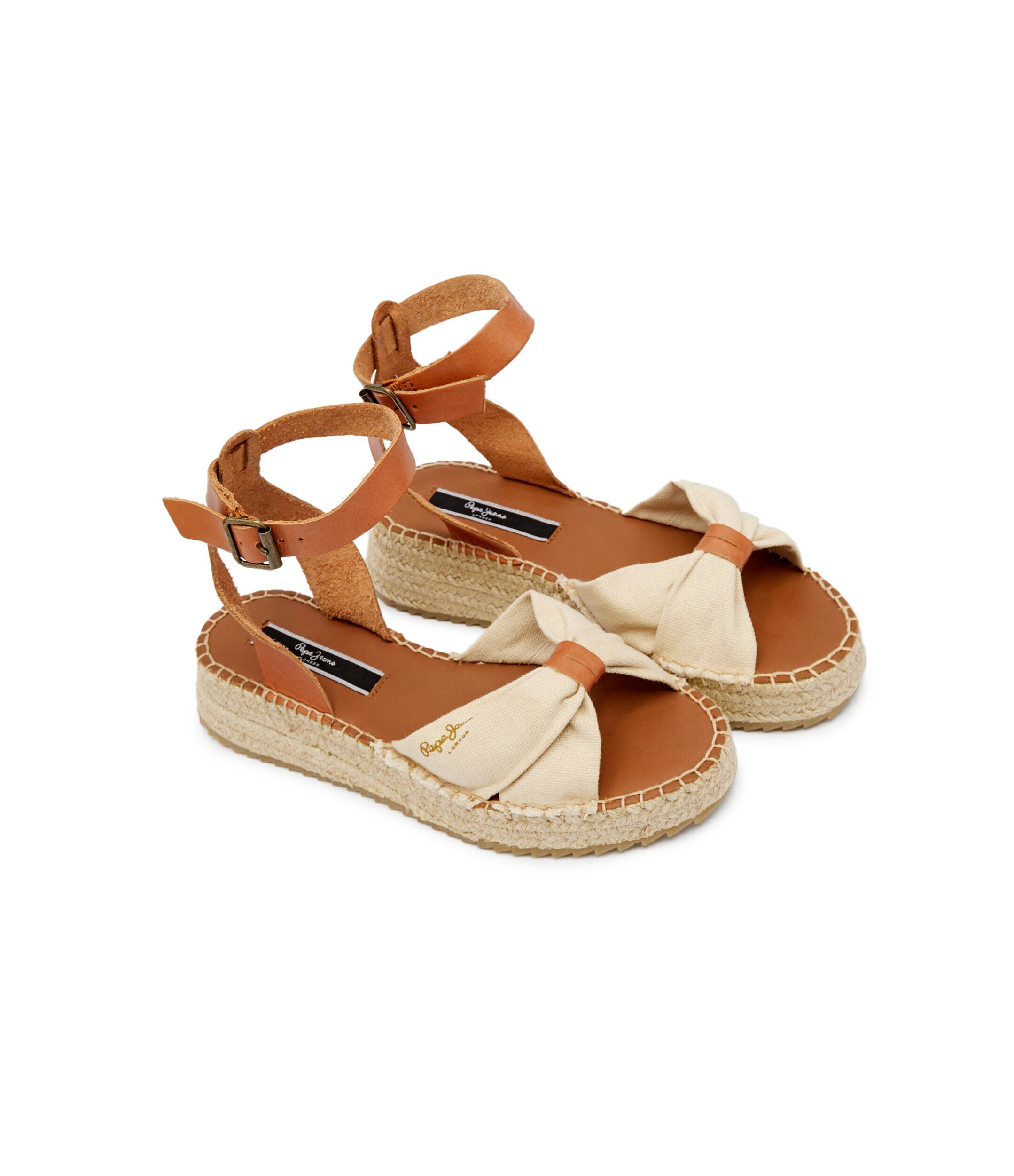 Pepe Jeans London Sandale Kate One cu adaos de piele
