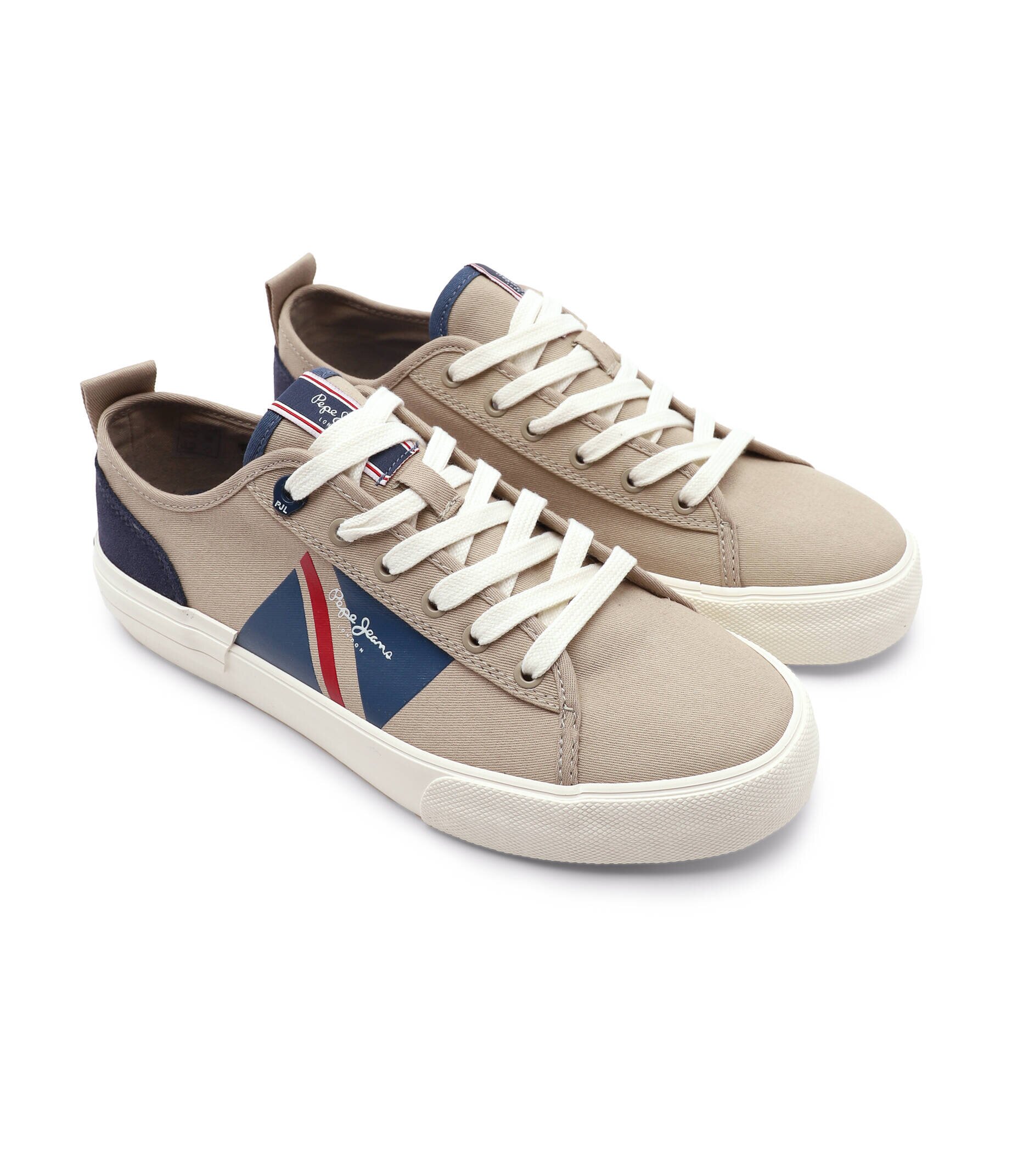 Pepe Jeans London Teniși ALLEN FLAG cu adaos de piele