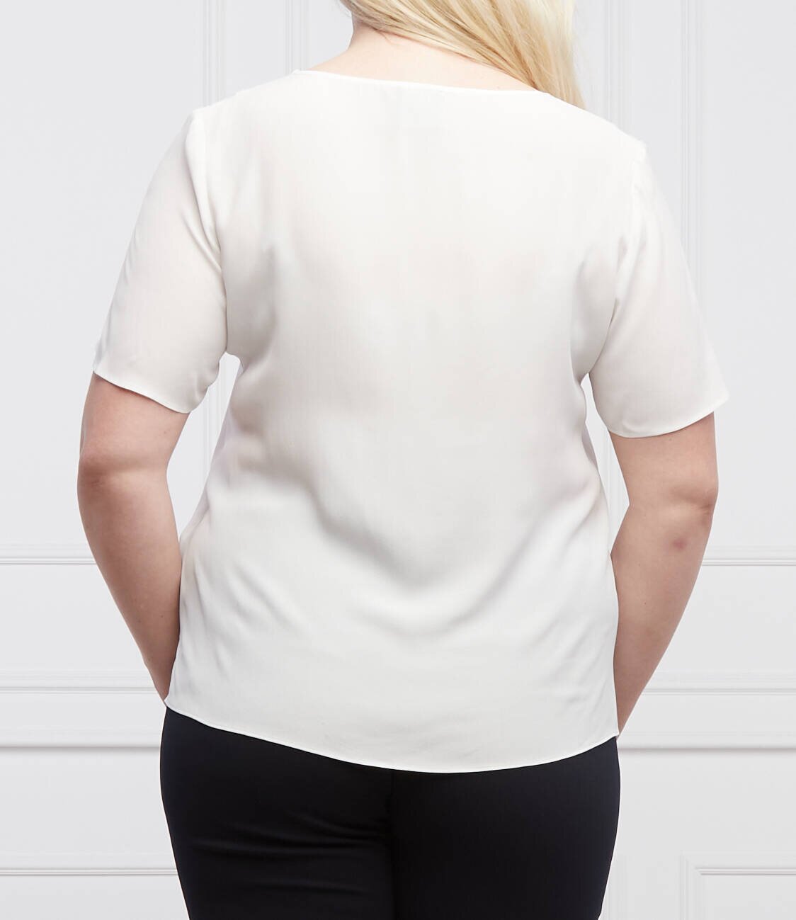 PERSONA BY MARINA RINALDI Bluză BELLA Plus size| Regular Fit | cu adaos de mătase