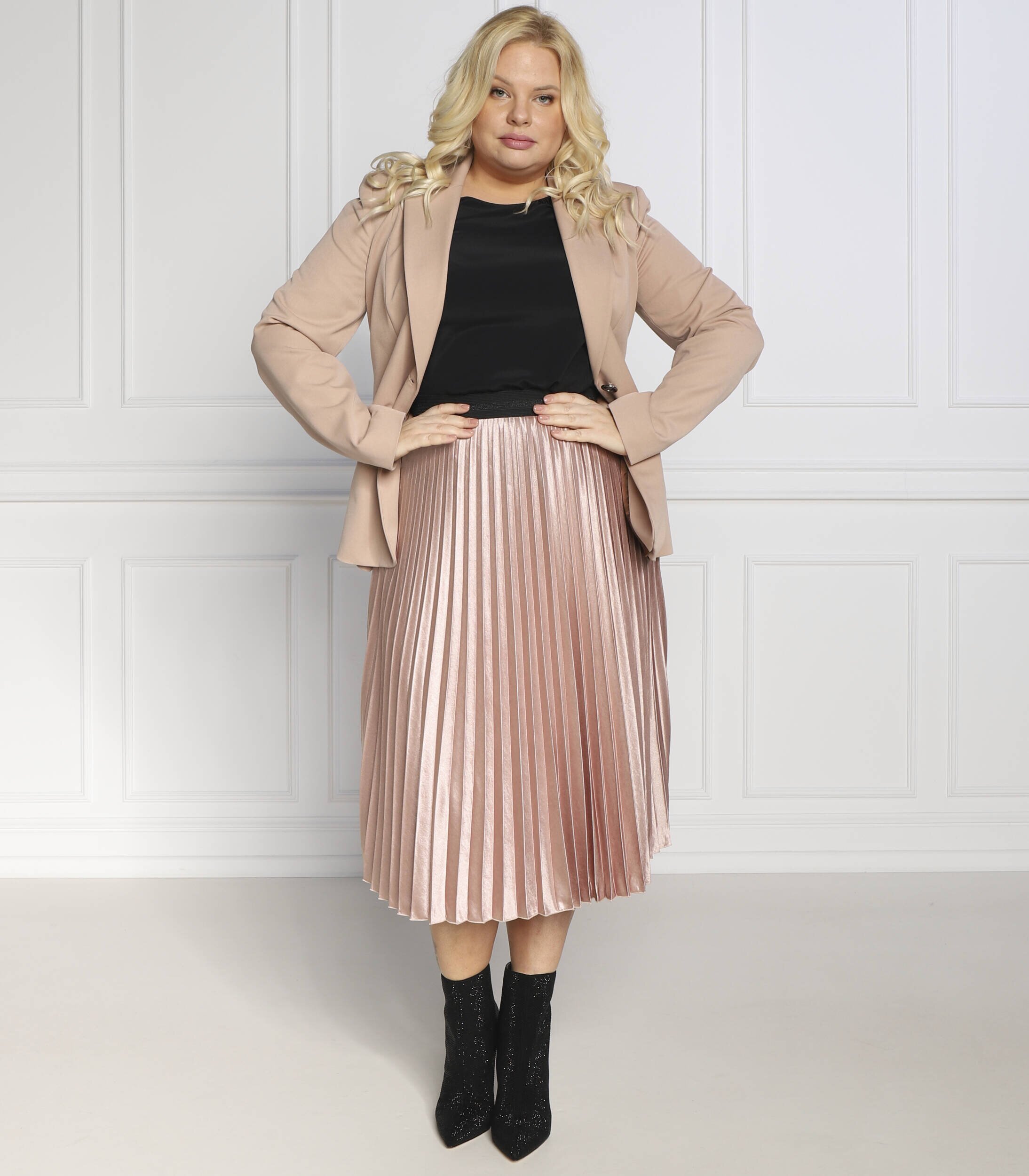PERSONA BY MARINA RINALDI Bluză BELLA pluse size | Regular Fit cu adaos de mătase