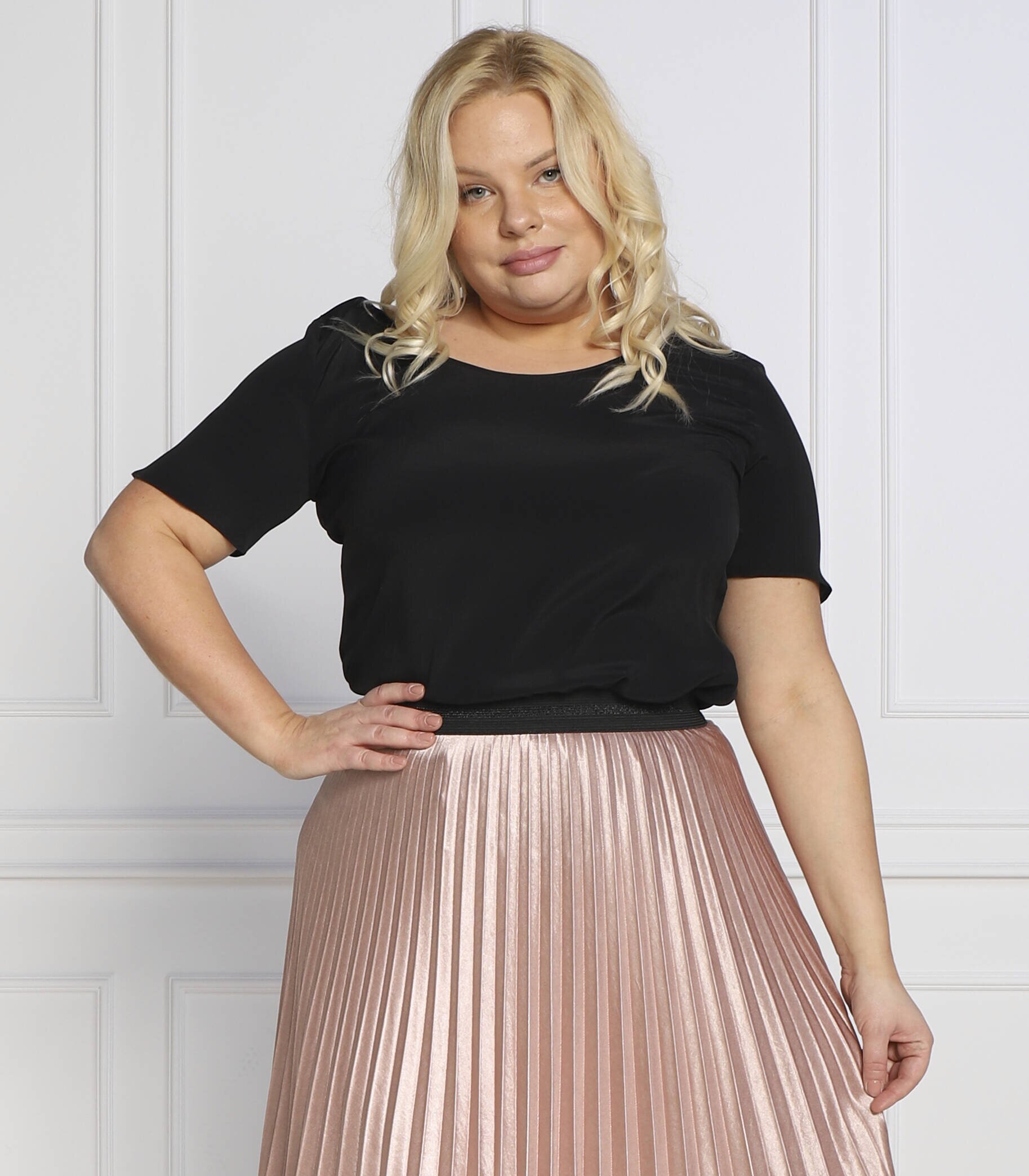 PERSONA BY MARINA RINALDI Bluză BELLA pluse size | Regular Fit cu adaos de mătase