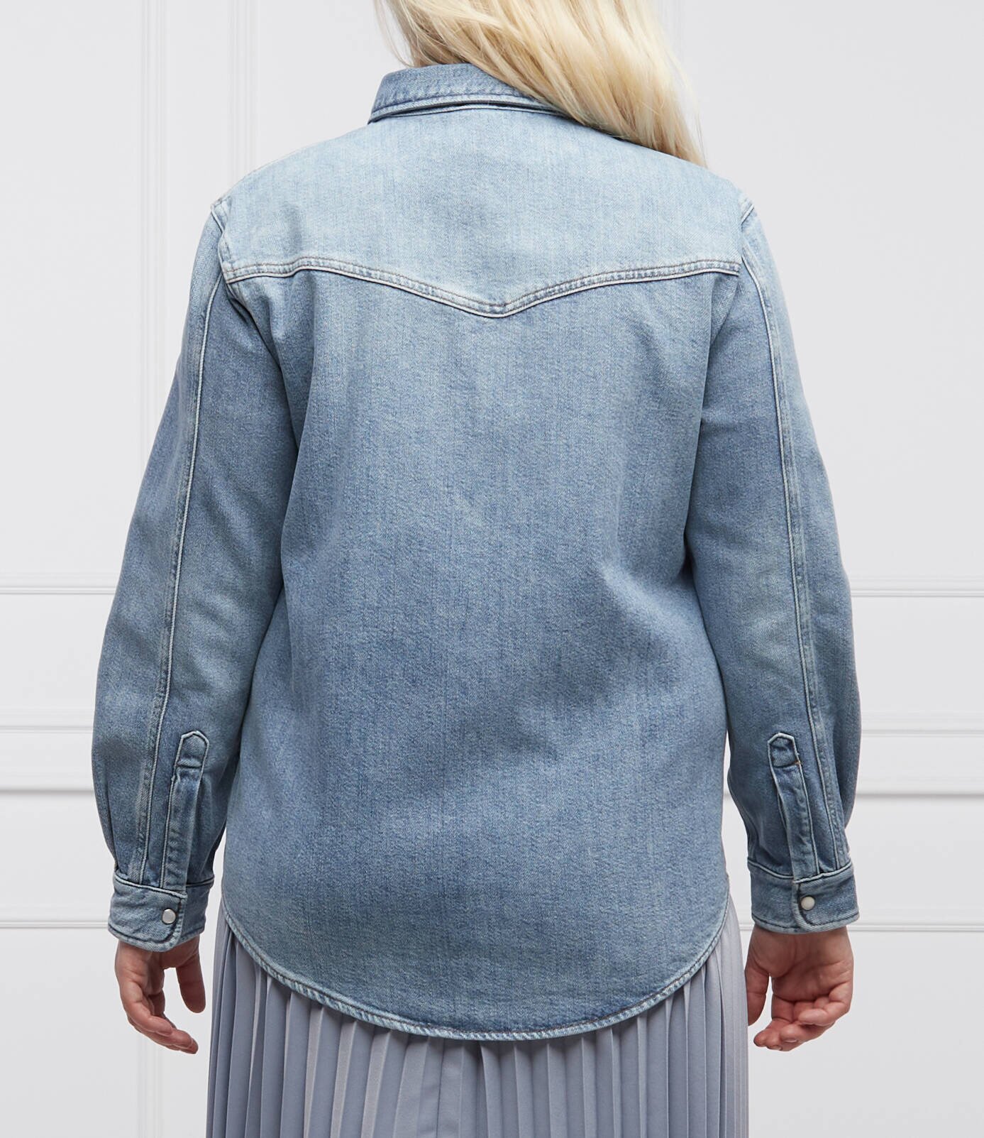 PERSONA BY MARINA RINALDI Cămașă FARRO Plus size | Regular Fit | denim