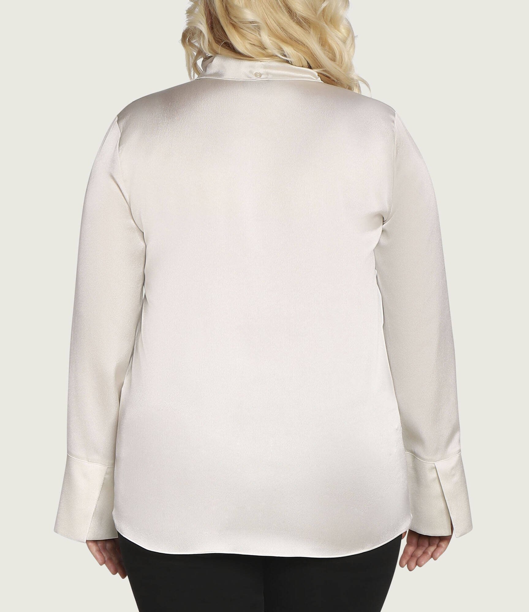 PERSONA BY MARINA RINALDI De satin bluză FASCIA plus size | Regular Fit