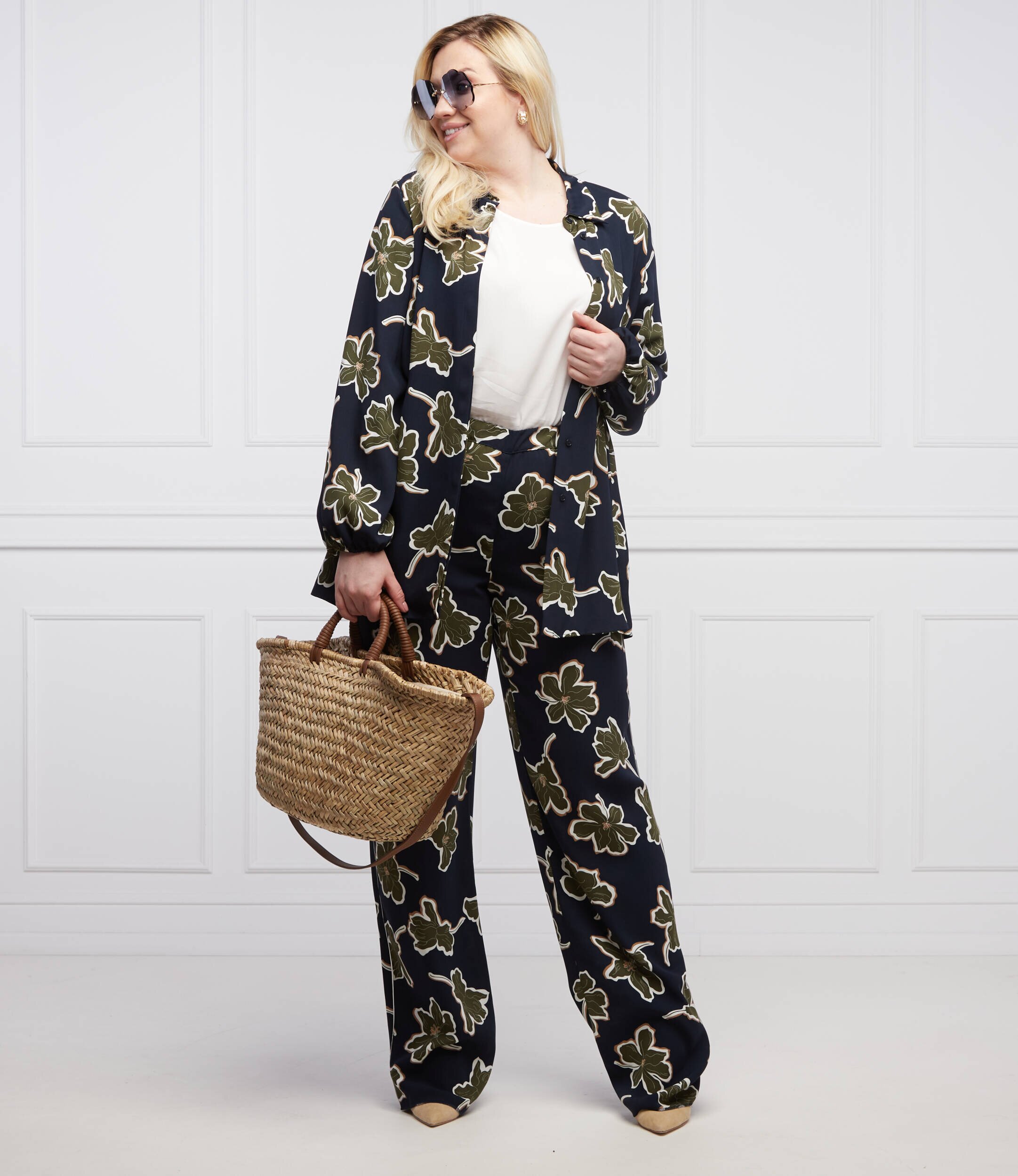 PERSONA BY MARINA RINALDI Pantaloni RAUL Plus size | Loose fit