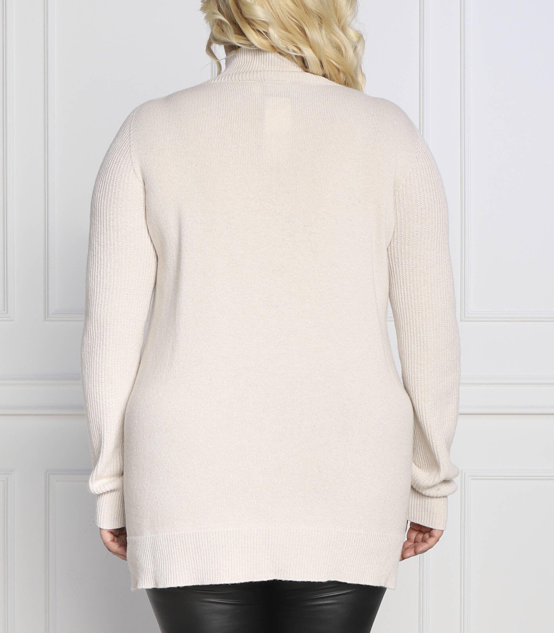 PERSONA BY MARINA RINALDI Pulover ALBUM Plus size | Regular Fit cu adaos de lână și cașmir