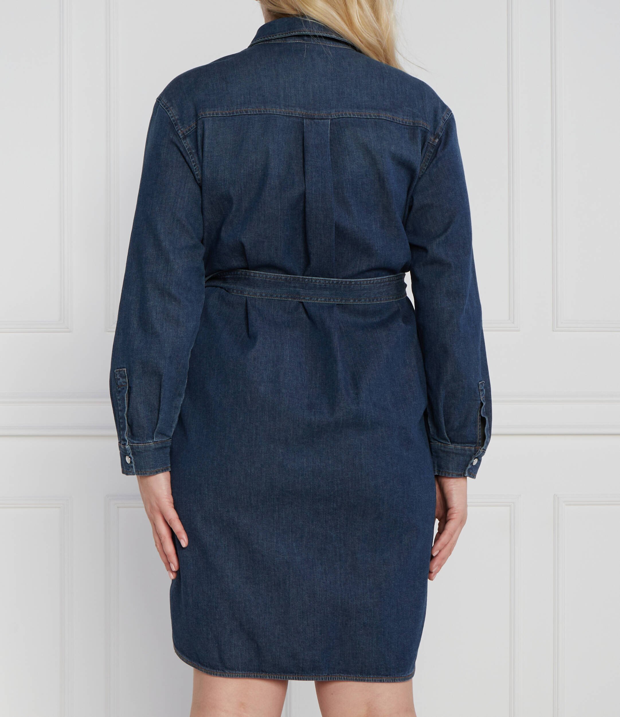 PERSONA BY MARINA RINALDI Rochie cu cordon plus size | denim