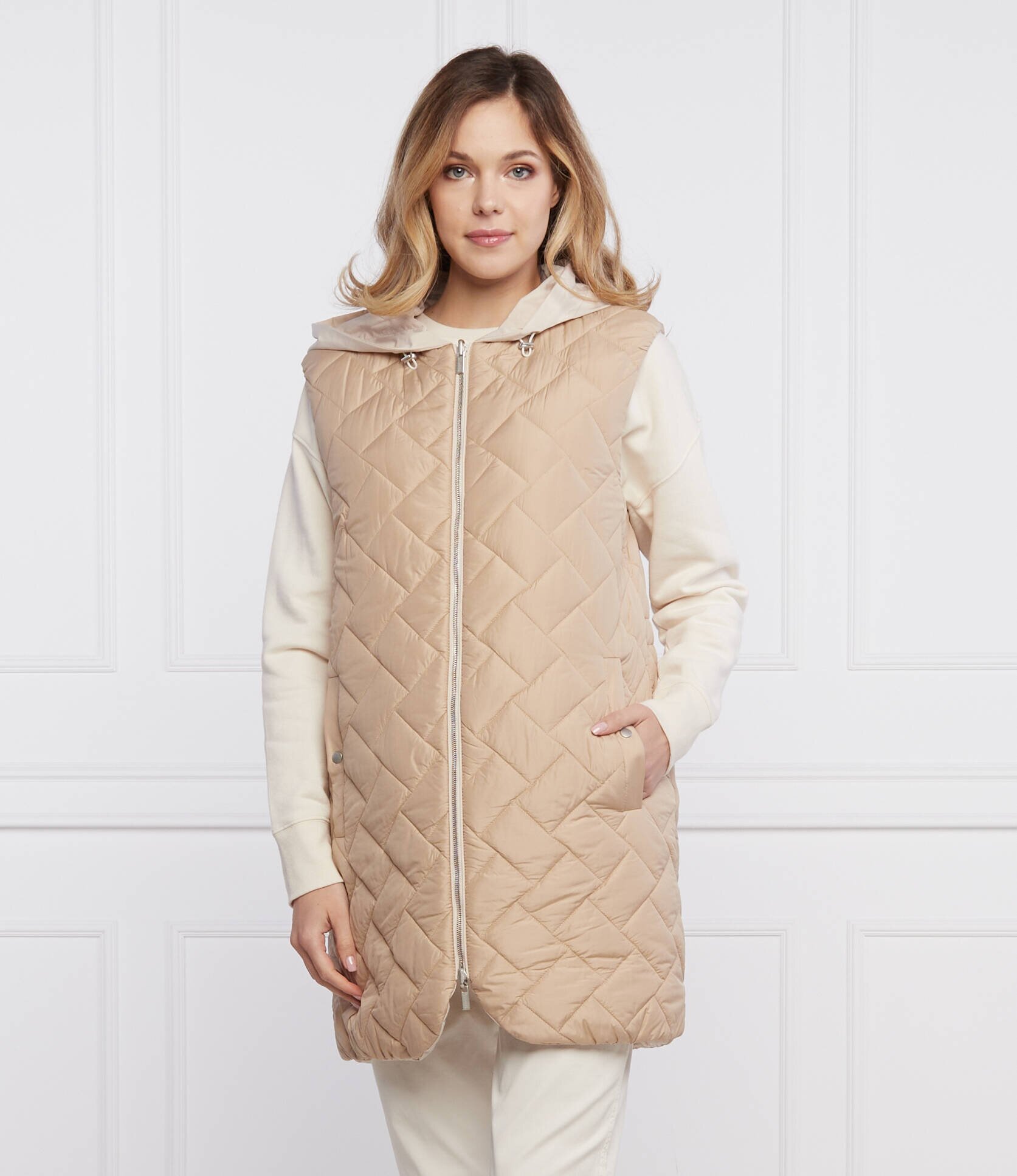 Peserico Cu două fețe vestă | Regular Fit