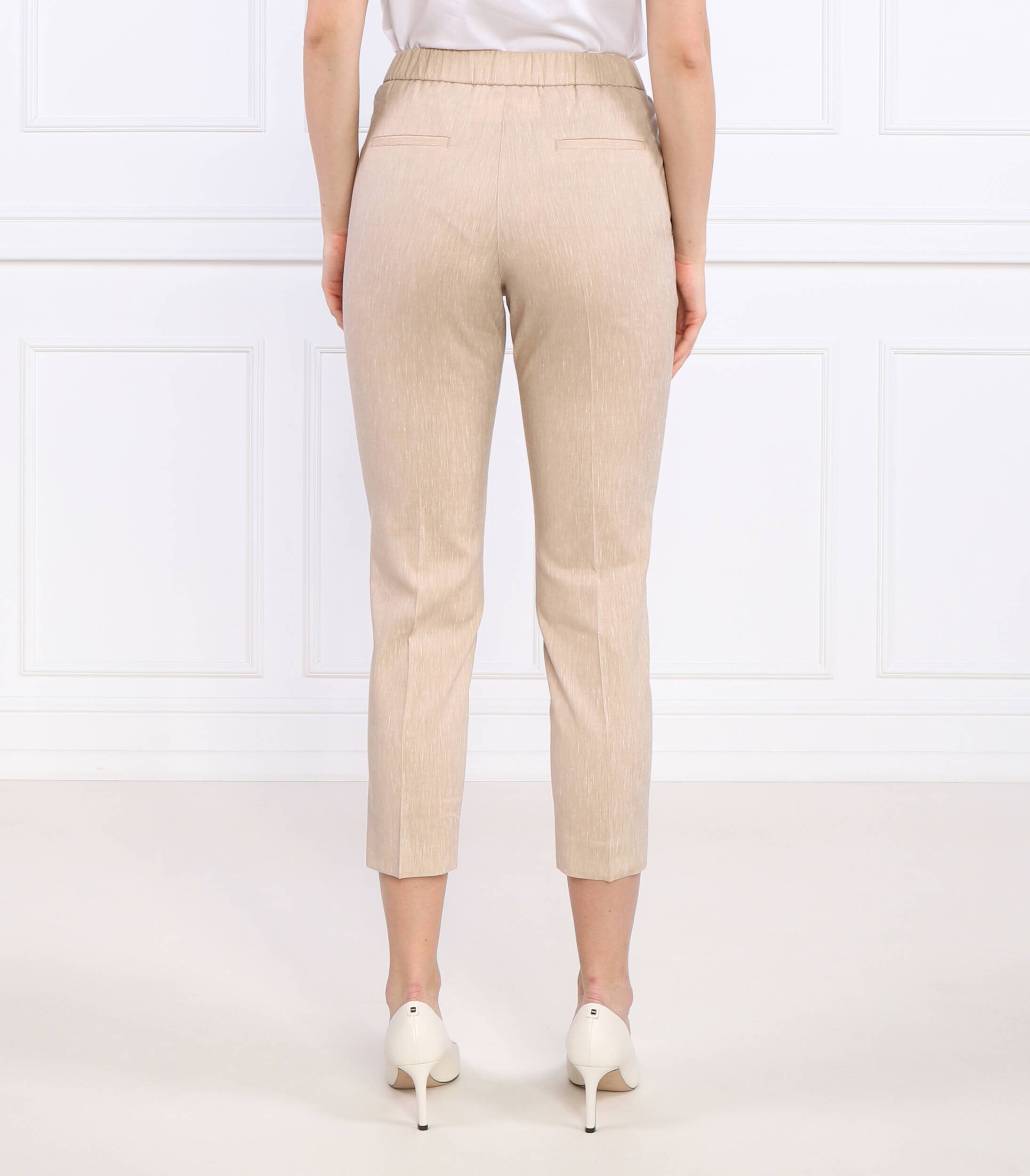 Peserico de lână pantaloni | regular fit | cu adaos de in