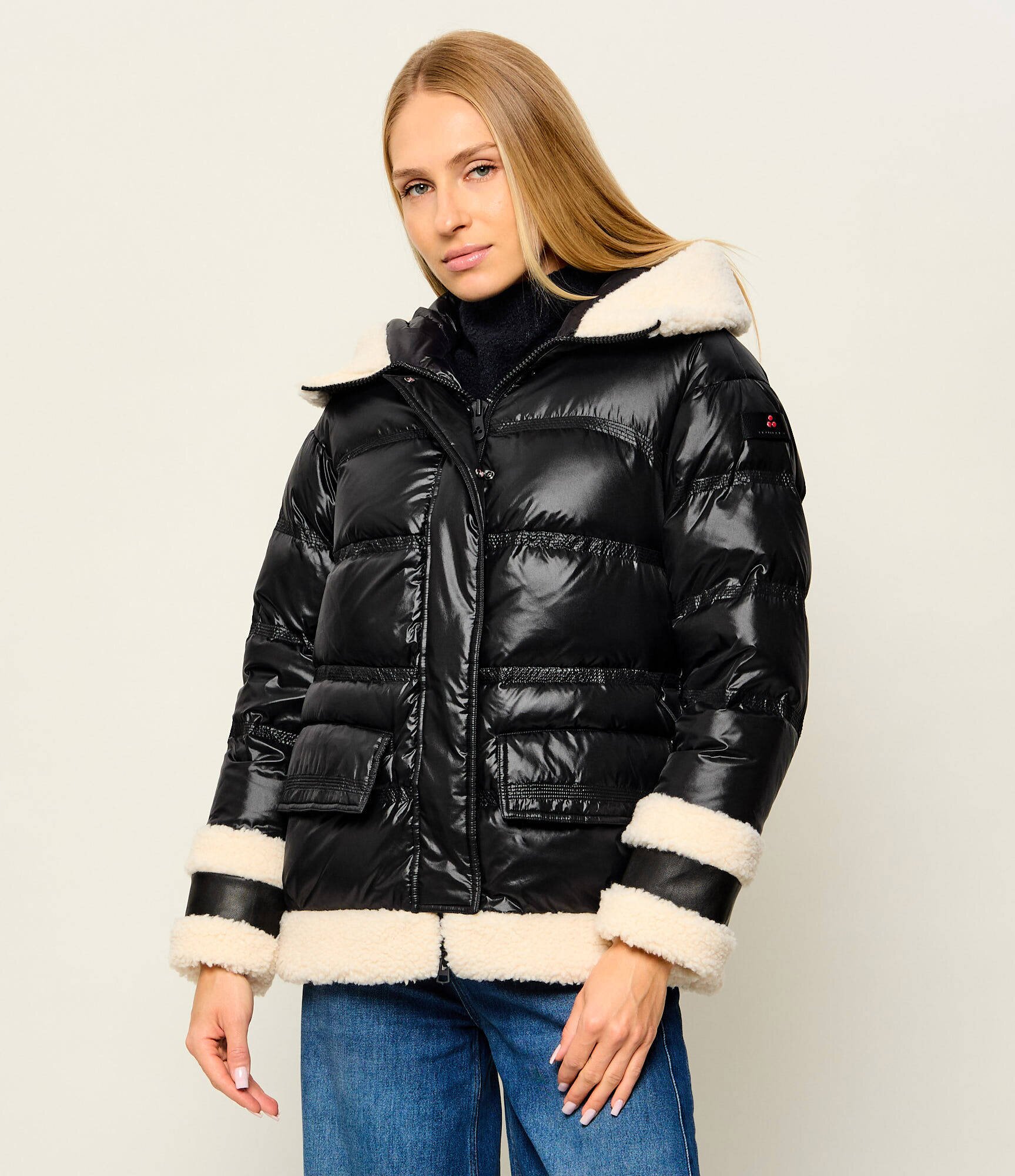 Peuterey Geacă de puf Kunto Bg | shearling | regular fit cu adaos de lână