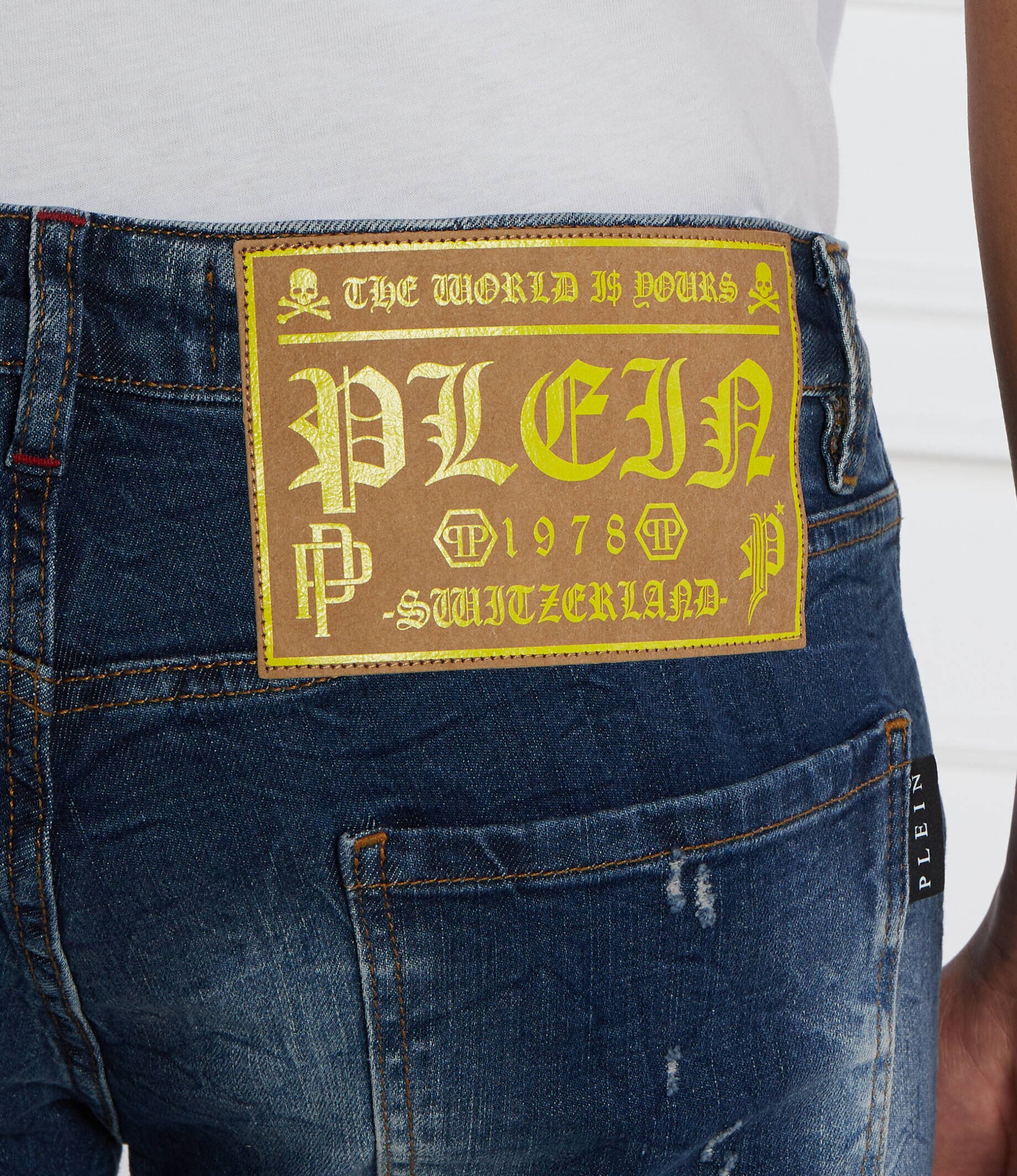 Philipp Plein Blugi Skull&Bones | Straight fit