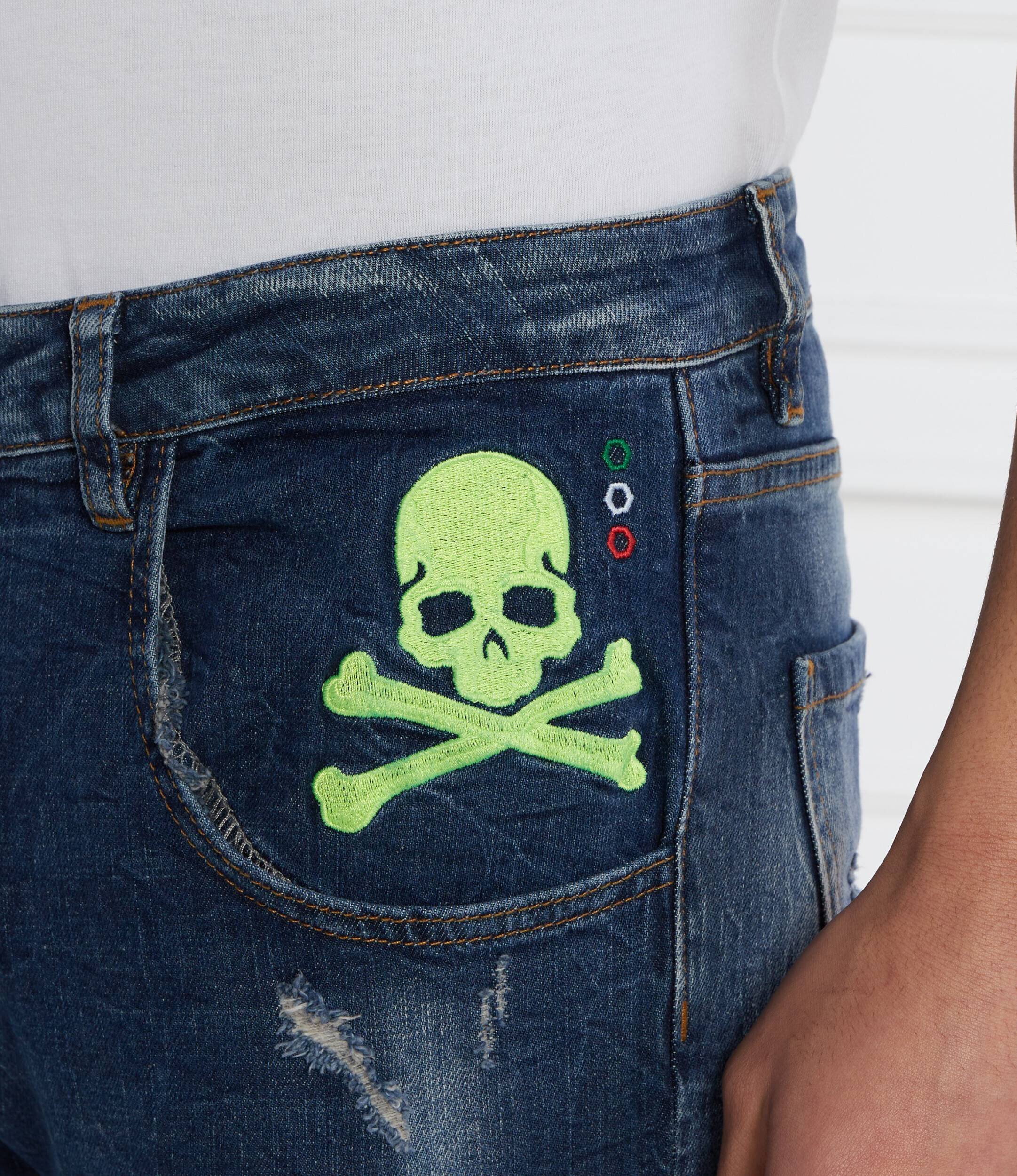 Philipp Plein Blugi Skull&Bones | Straight fit