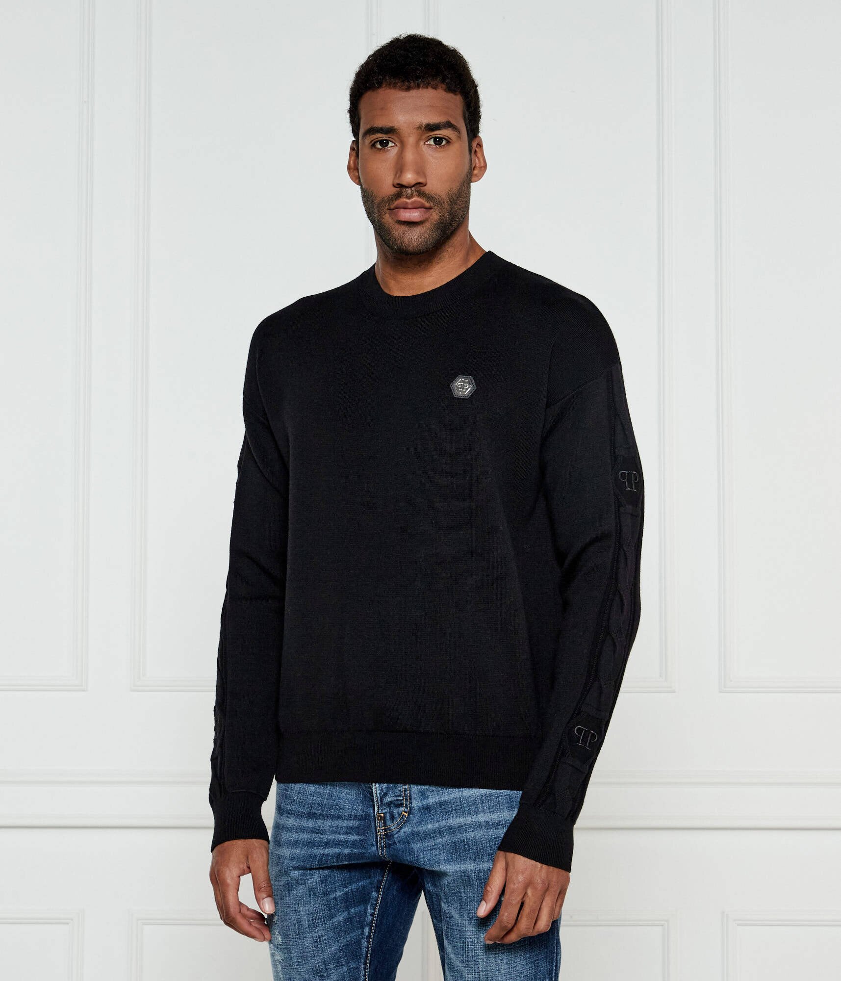 Philipp Plein De lână pulover | Regular Fit