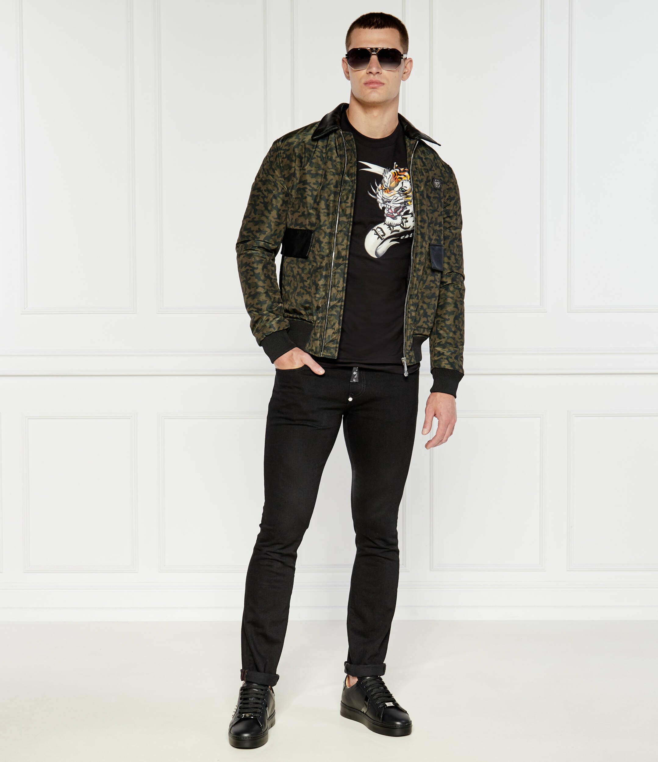 Philipp Plein De piele sneakers Arrow Force