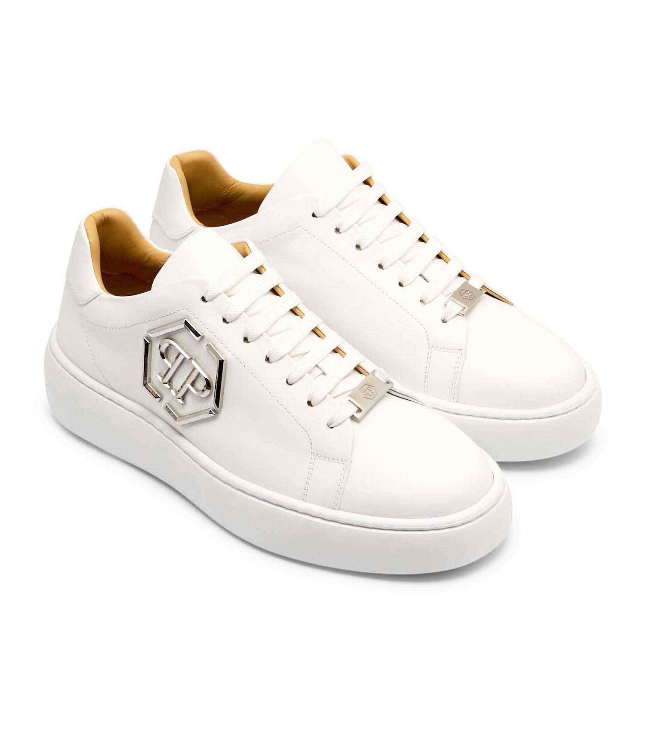 Philipp Plein De piele sneakers Hexagon