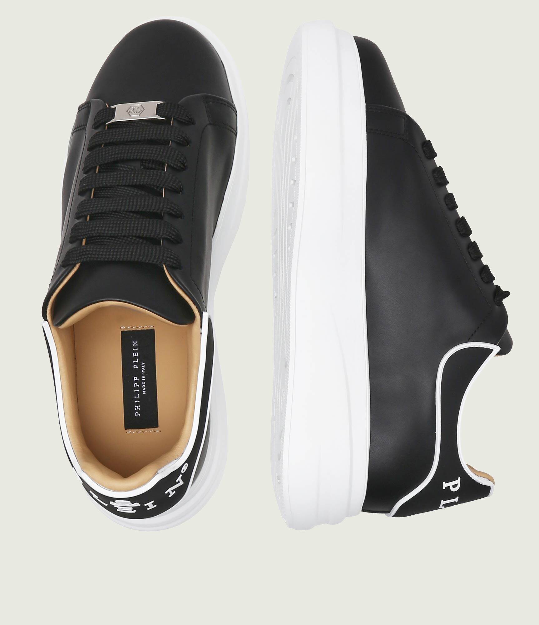 Philipp Plein De piele sneakers Lo-Top