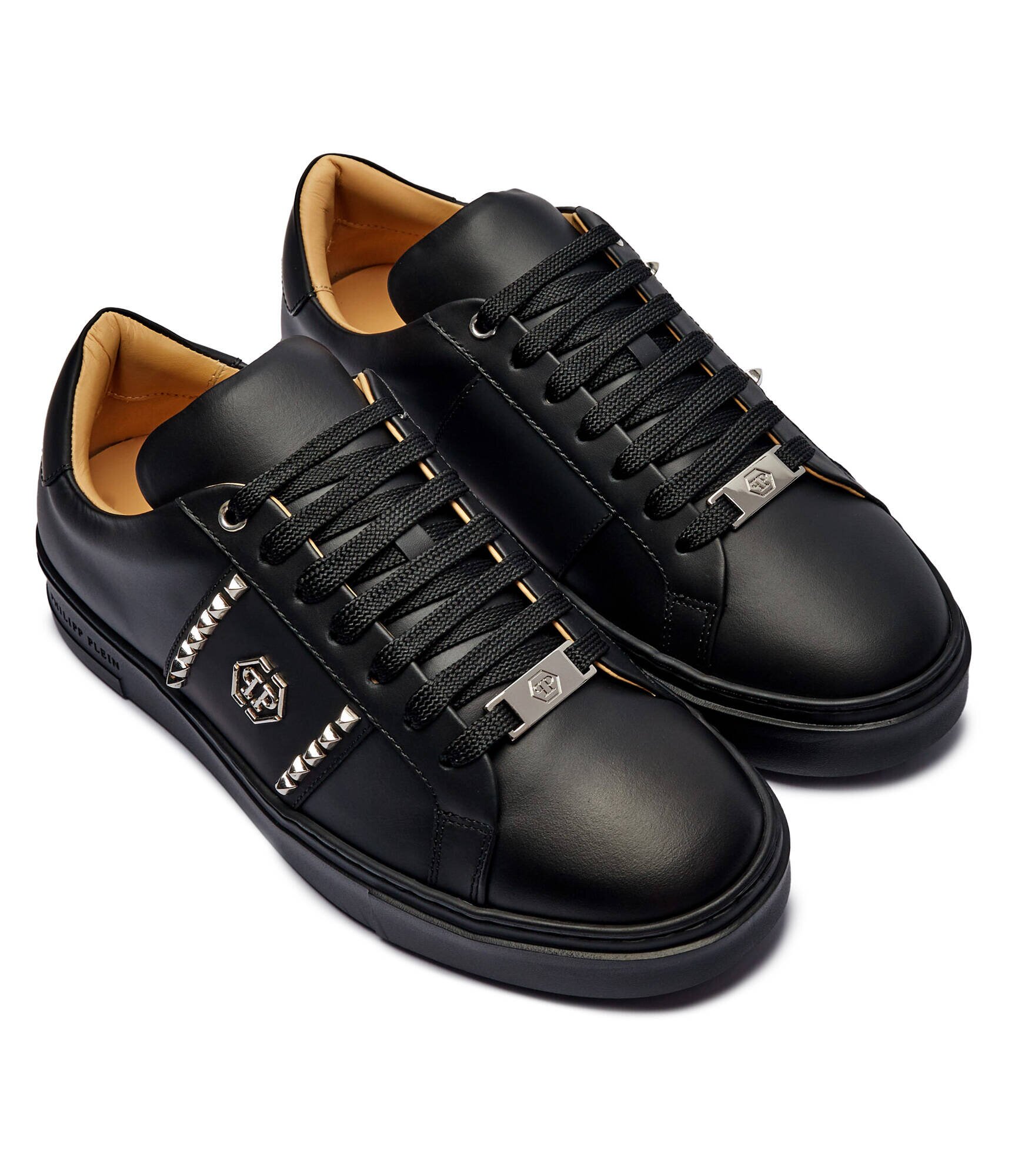 Philipp Plein De piele sneakers Lo-Top