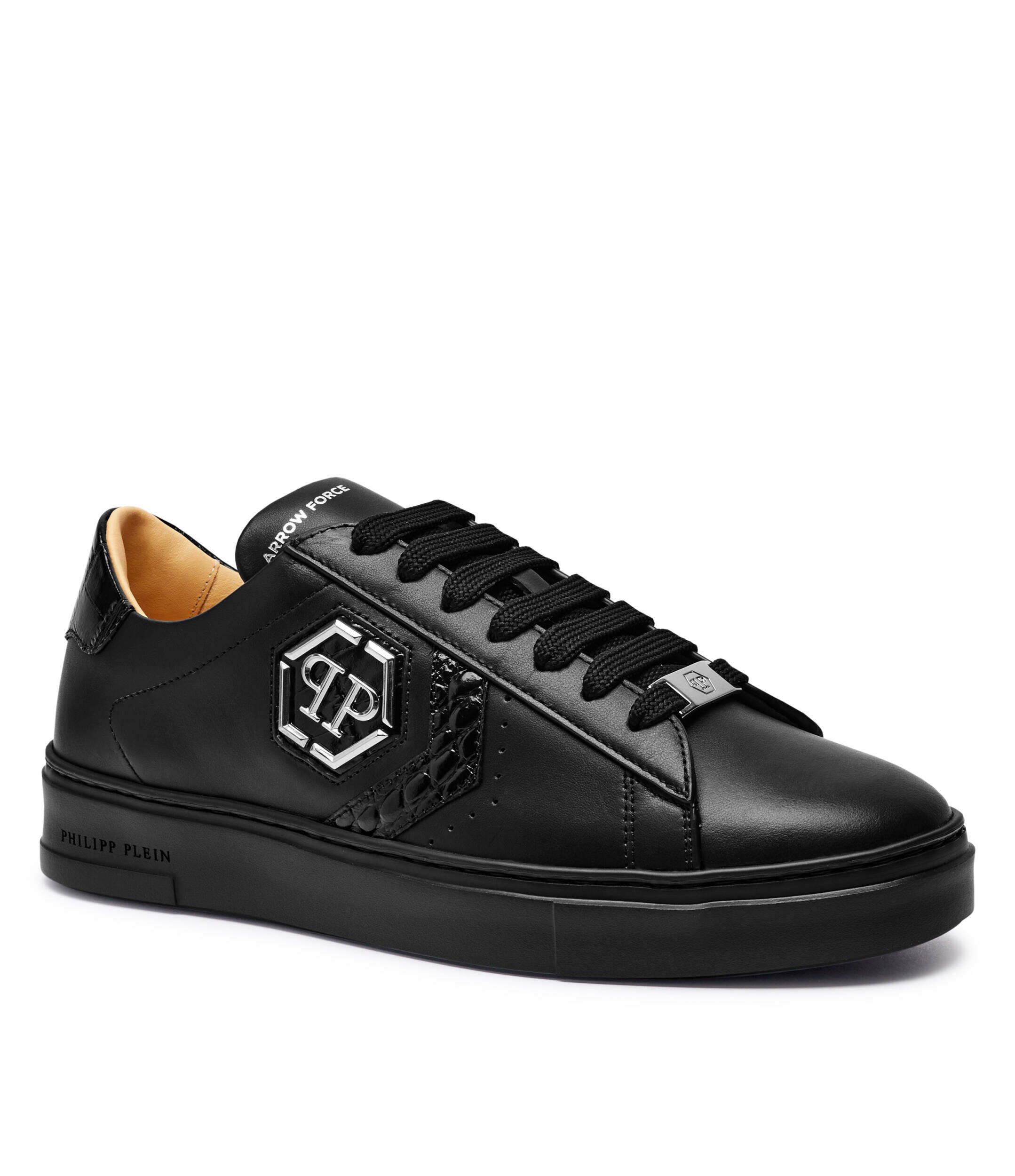 Philipp Plein De piele sneakers Lo-Top