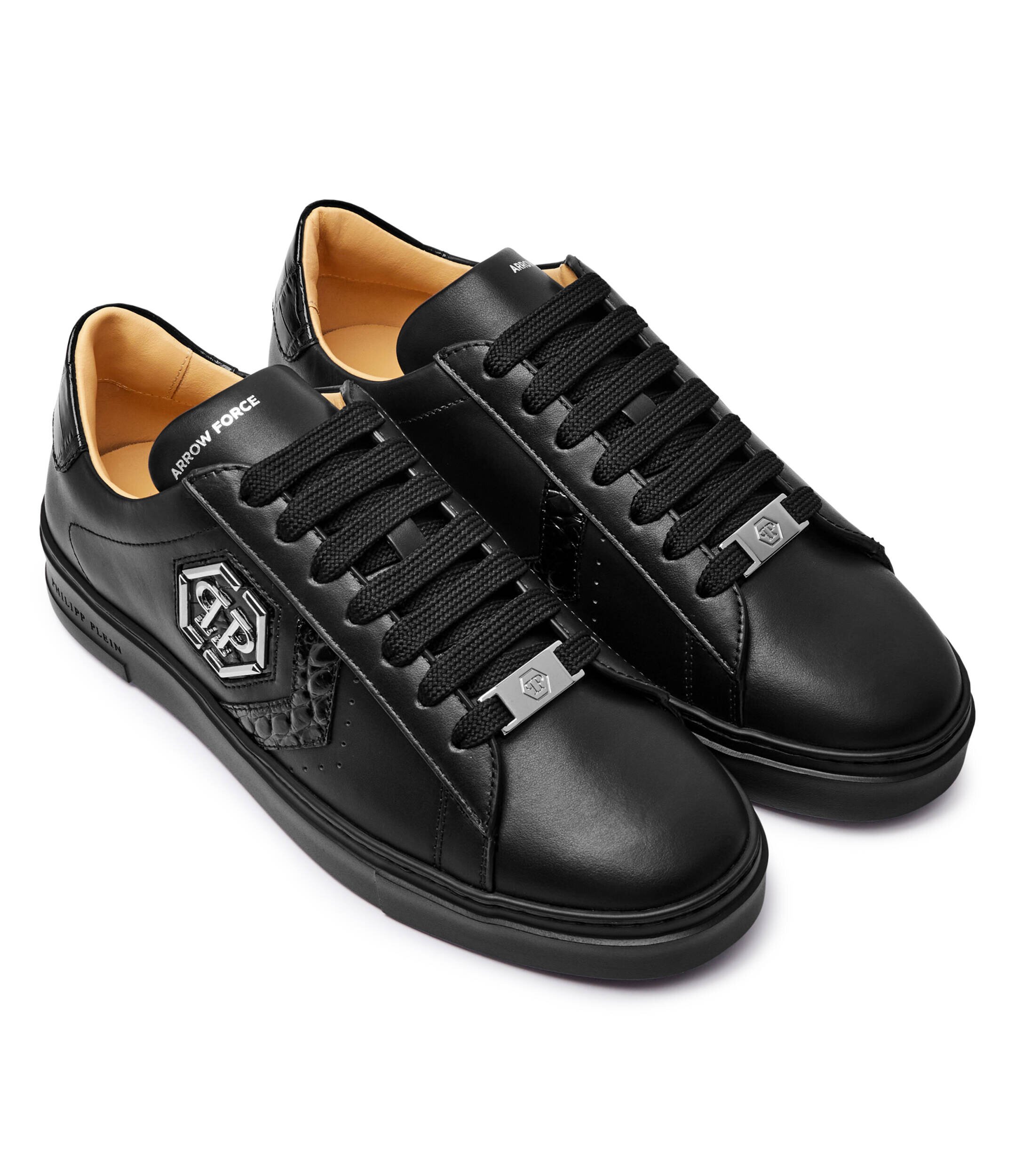 Philipp Plein De piele sneakers Lo-Top