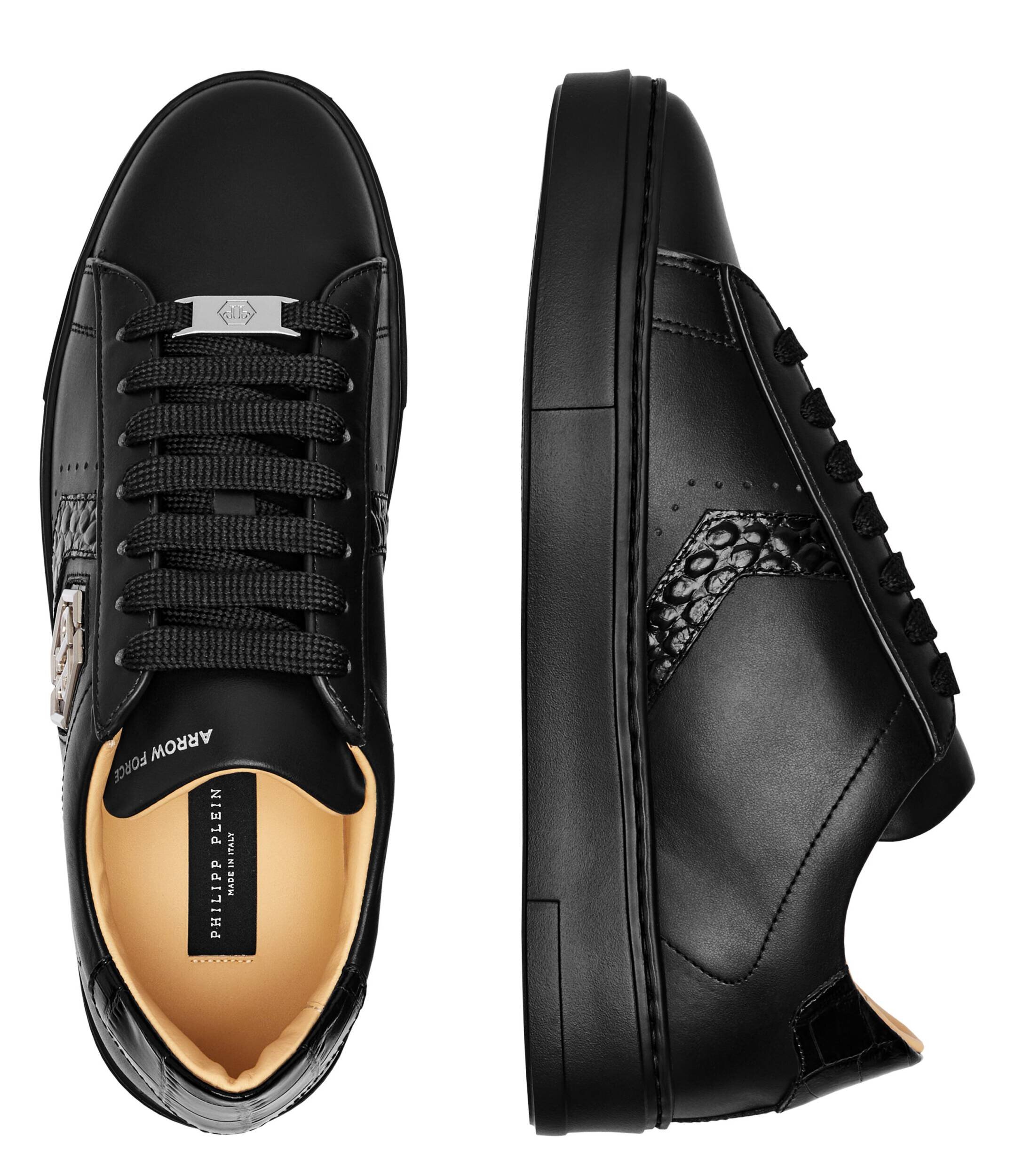 Philipp Plein De piele sneakers Lo-Top