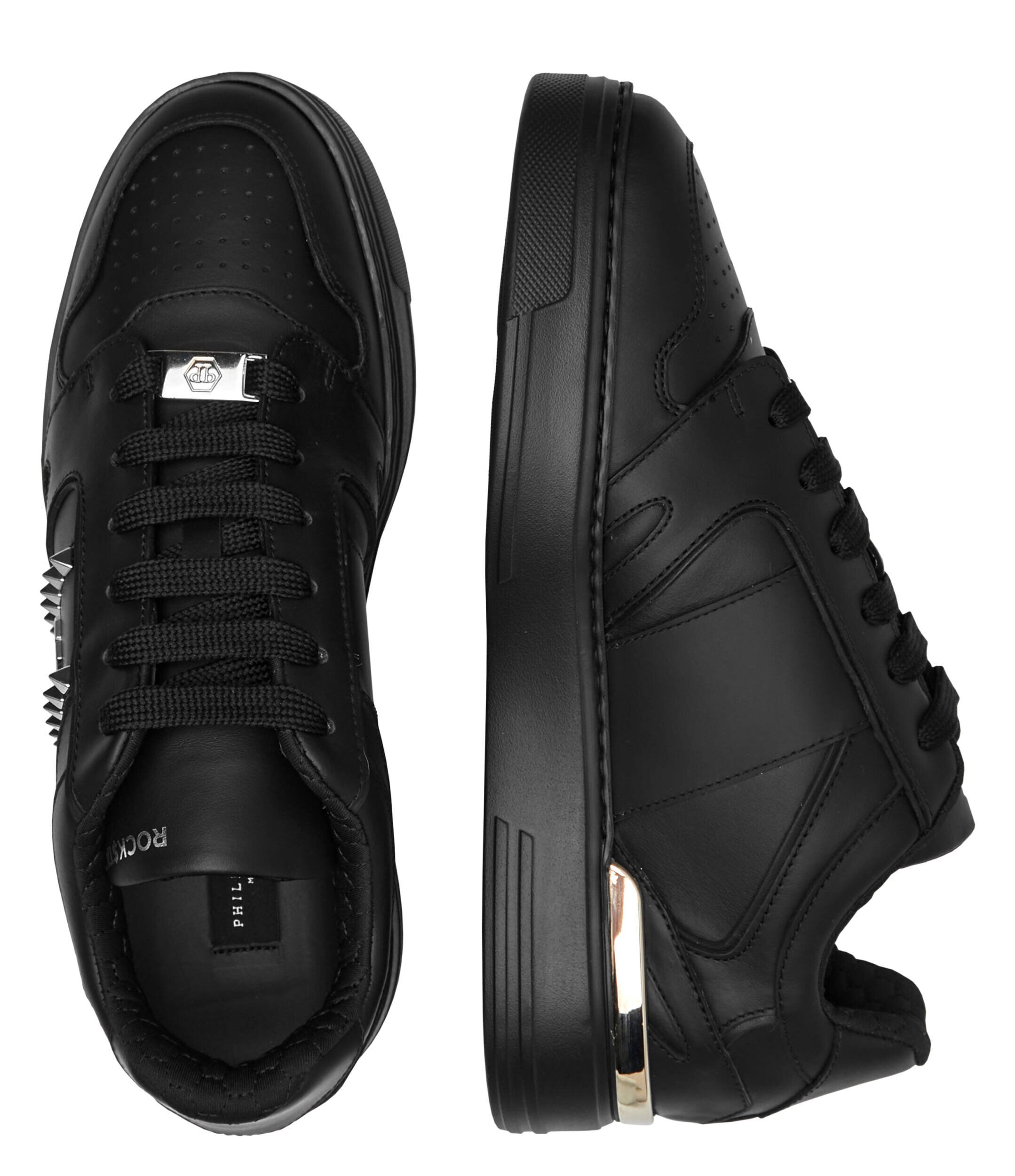 Philipp Plein De piele sneakers Lo-Top