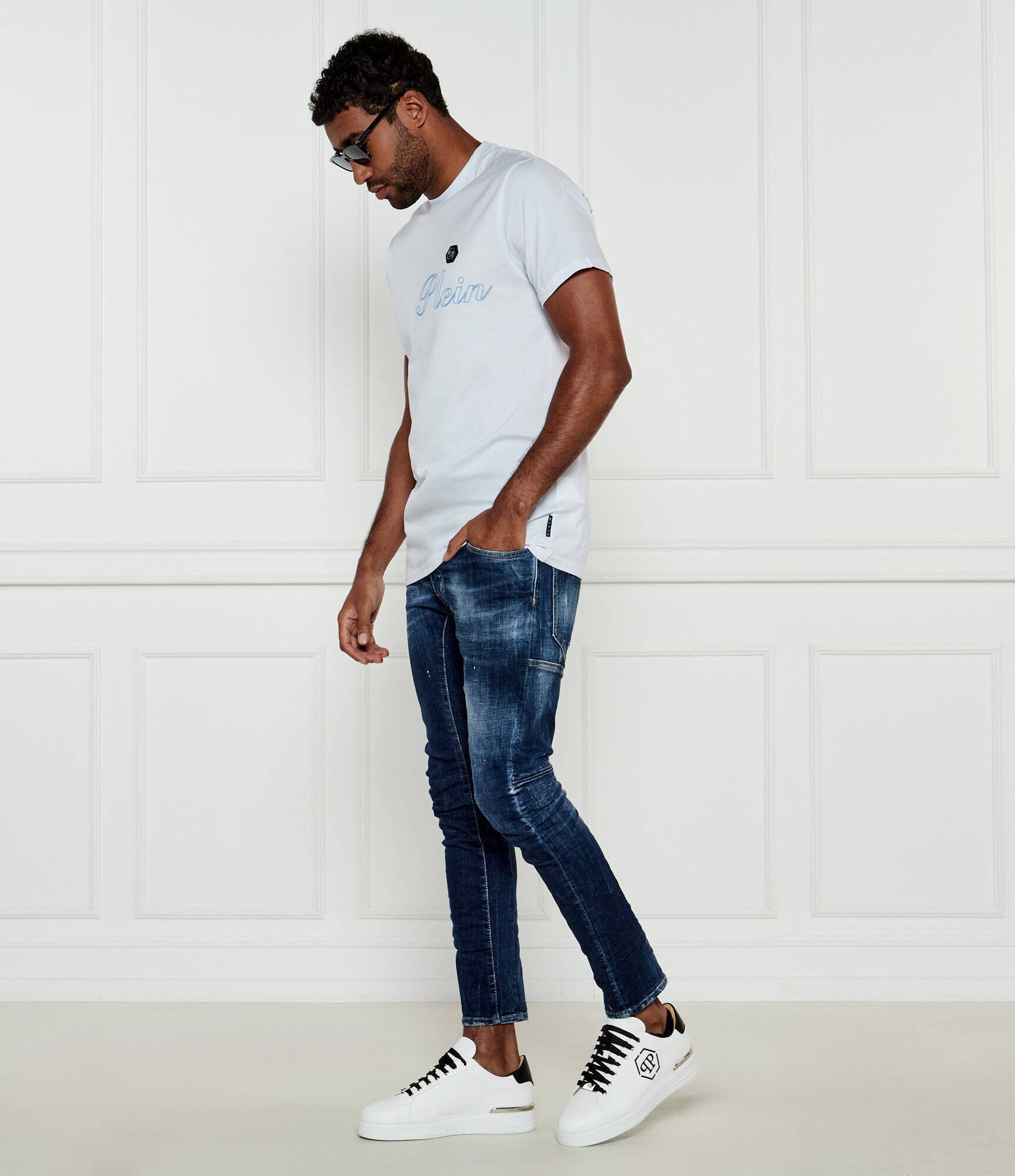 Philipp Plein De piele sneakers SAES