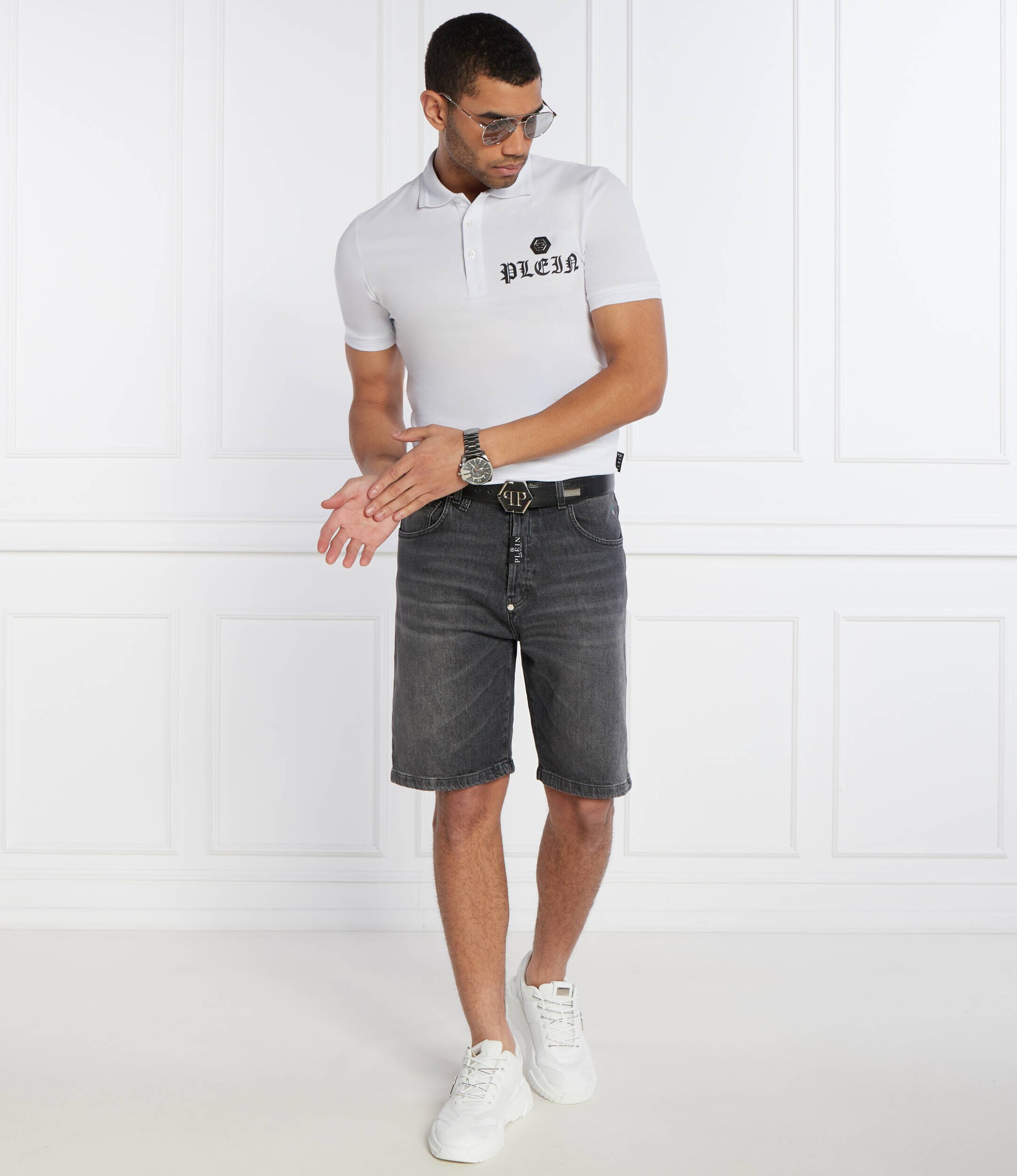 Philipp Plein Pantaloni scurți Formentera | Regular Fit | denim