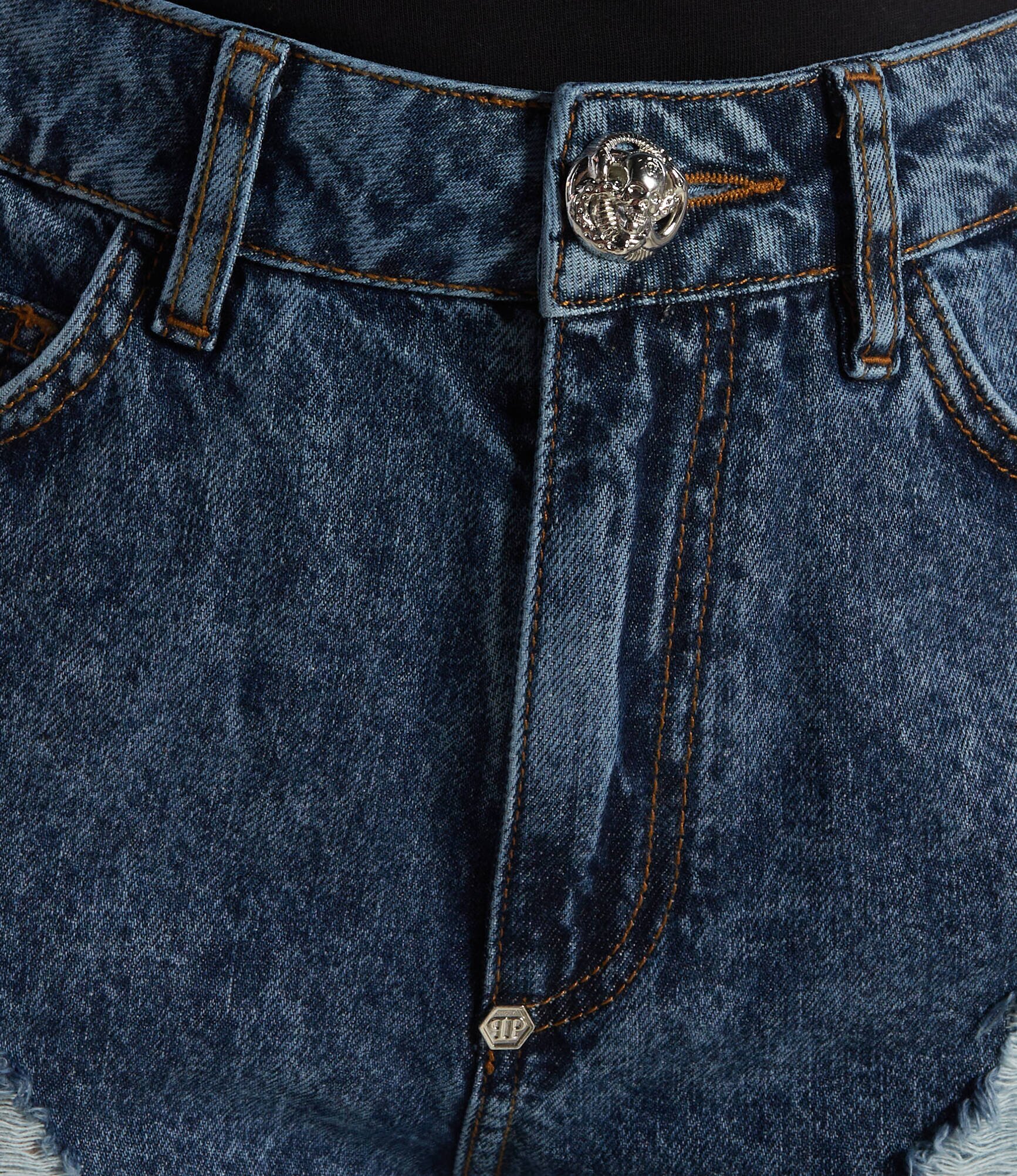 Philipp Plein Pantaloni scurți | Regular Fit | denim