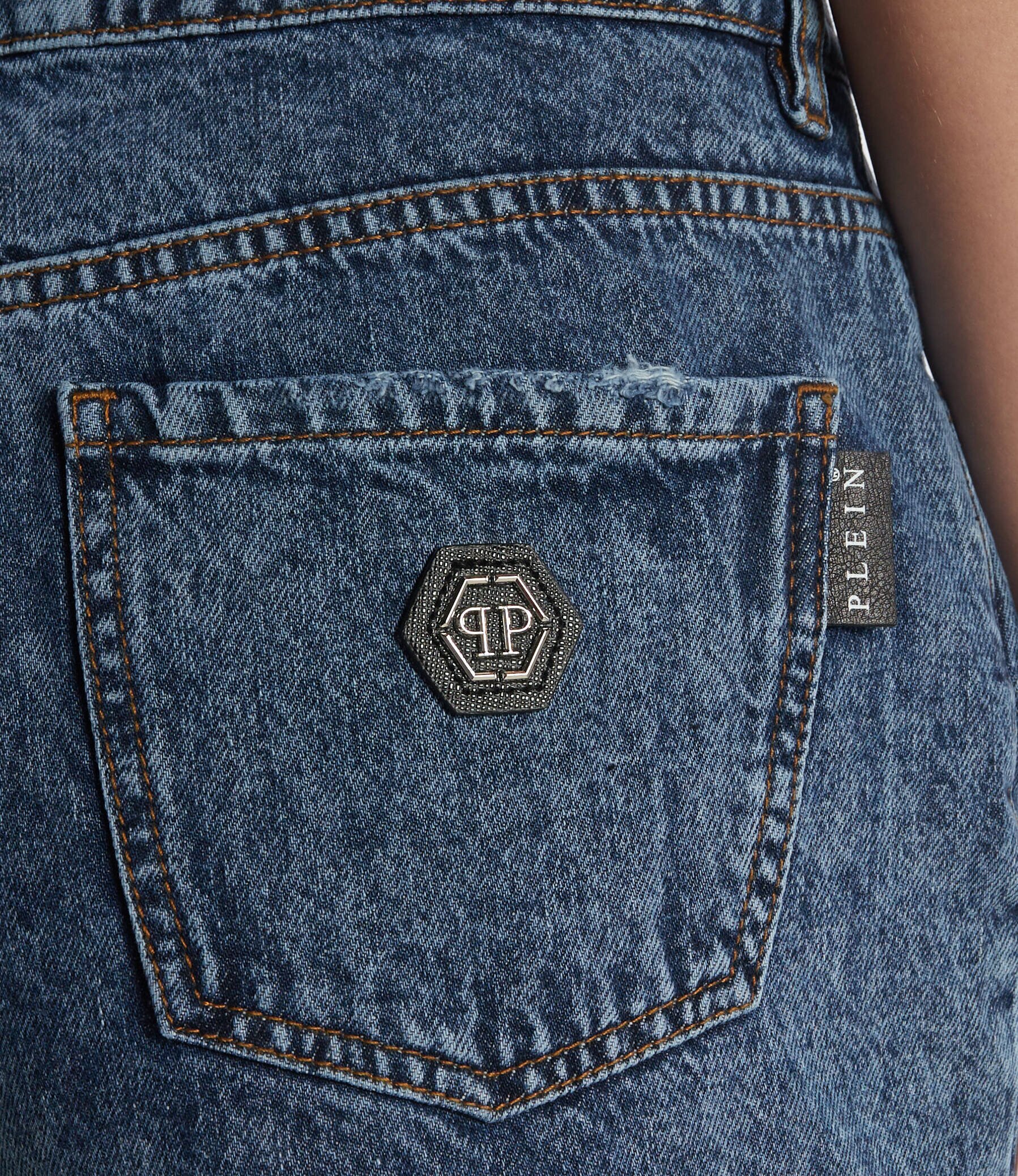 Philipp Plein Pantaloni scurți | Regular Fit | denim