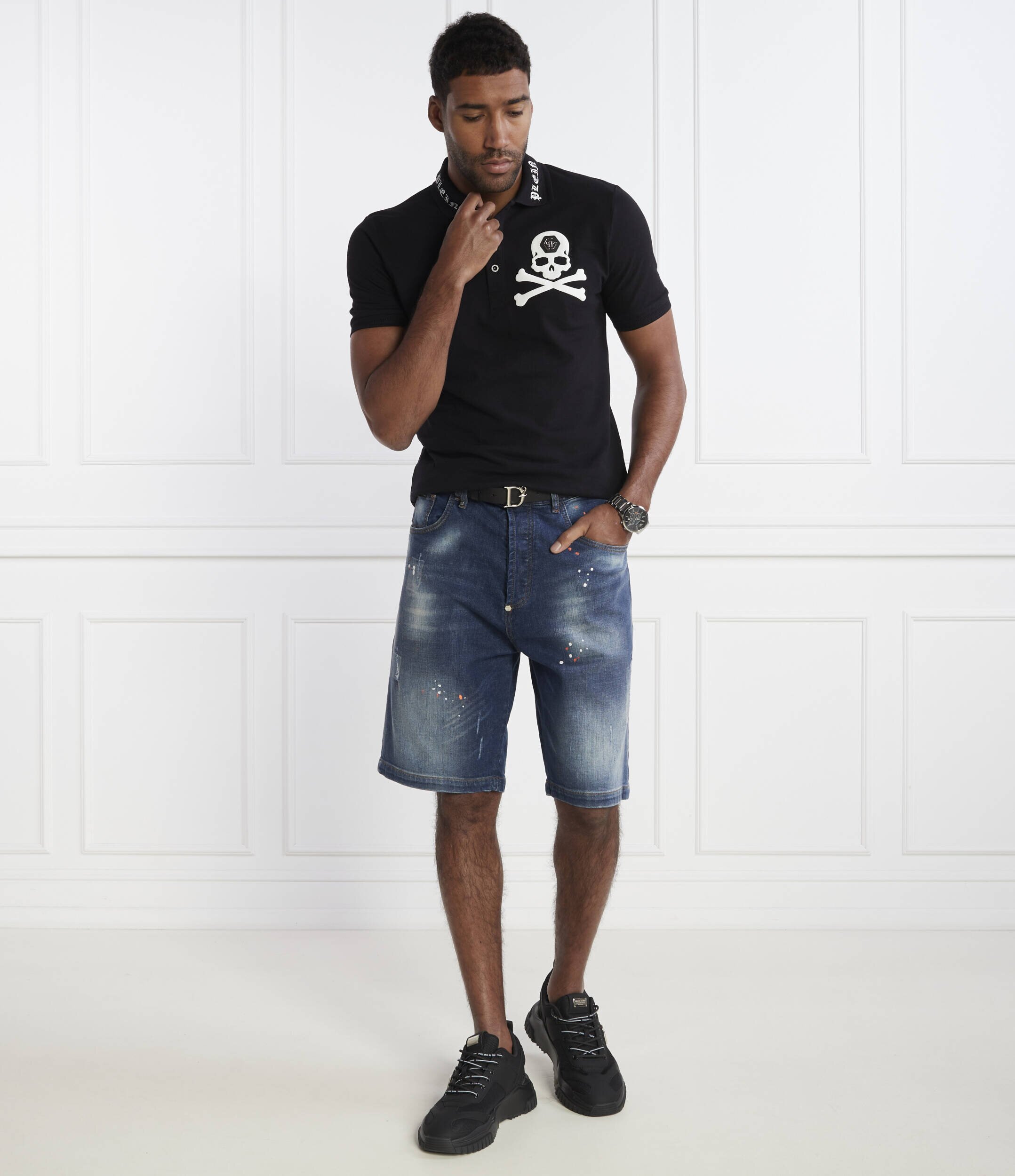 Philipp Plein Pantaloni scurți | Regular Fit | denim