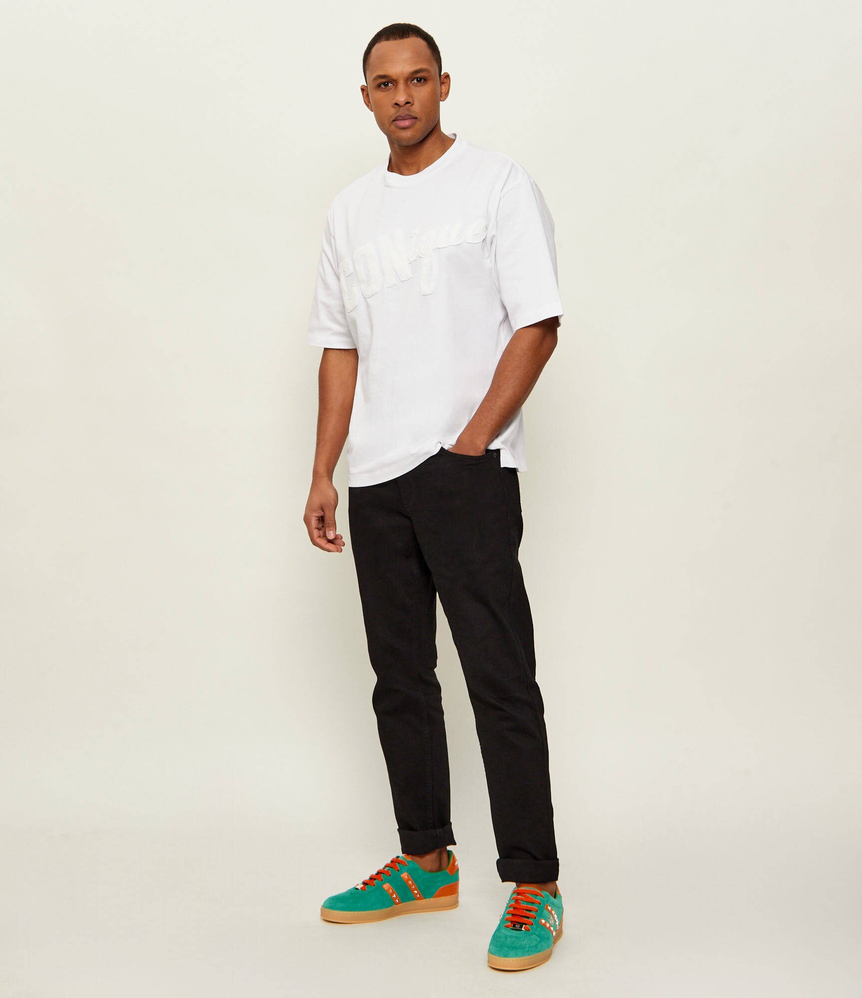 Philipp Plein Sneakers RETRO REBEL | piele întoarsă