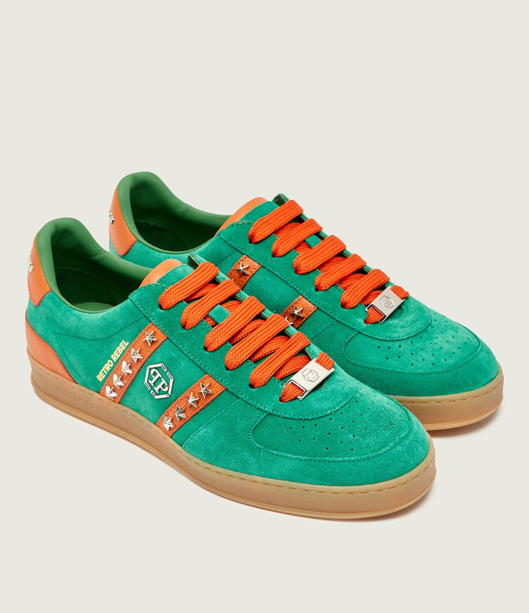 Philipp Plein Sneakers RETRO REBEL | piele întoarsă