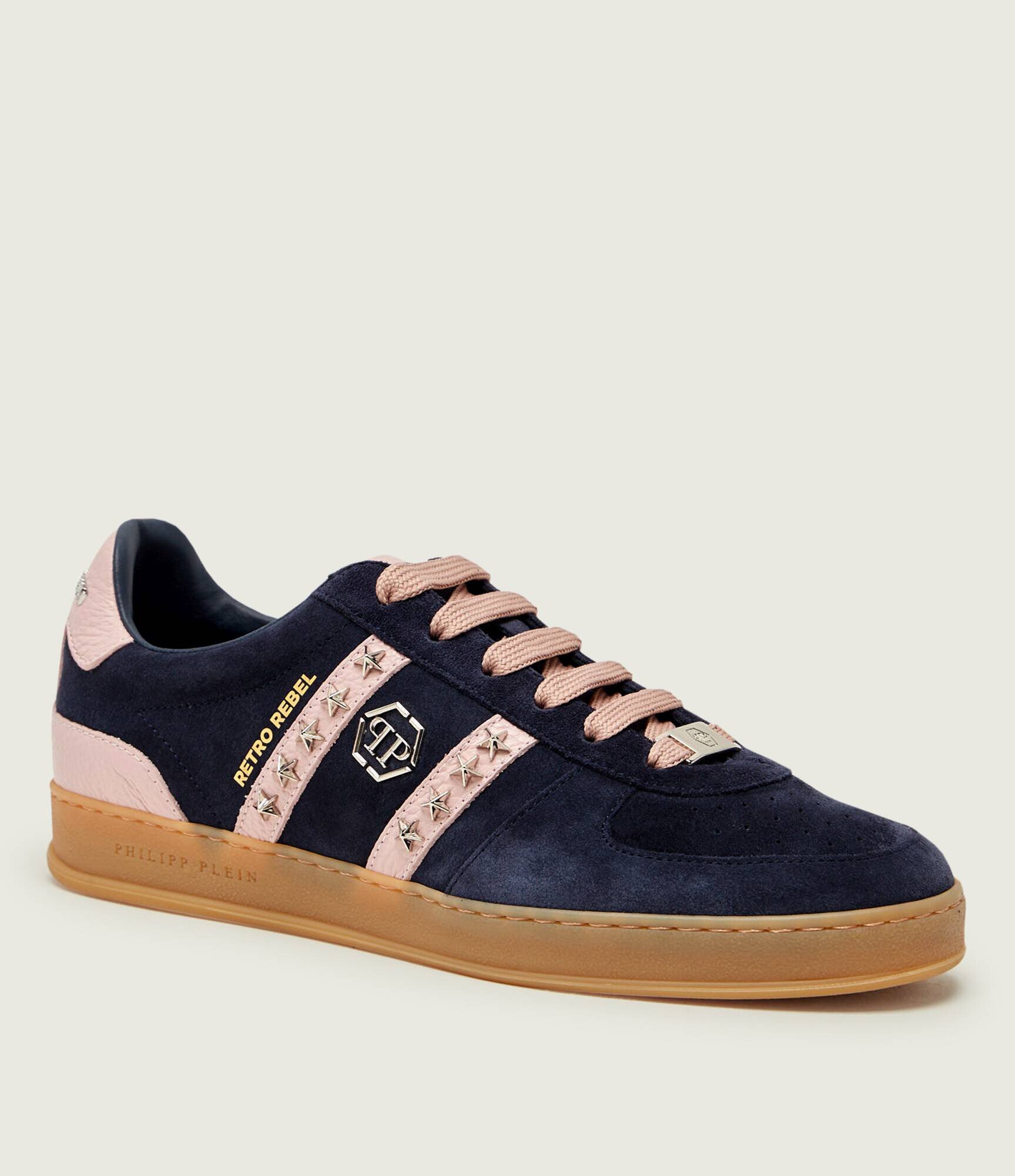 Philipp Plein Sneakers Retro Rebel | piele întoarsă